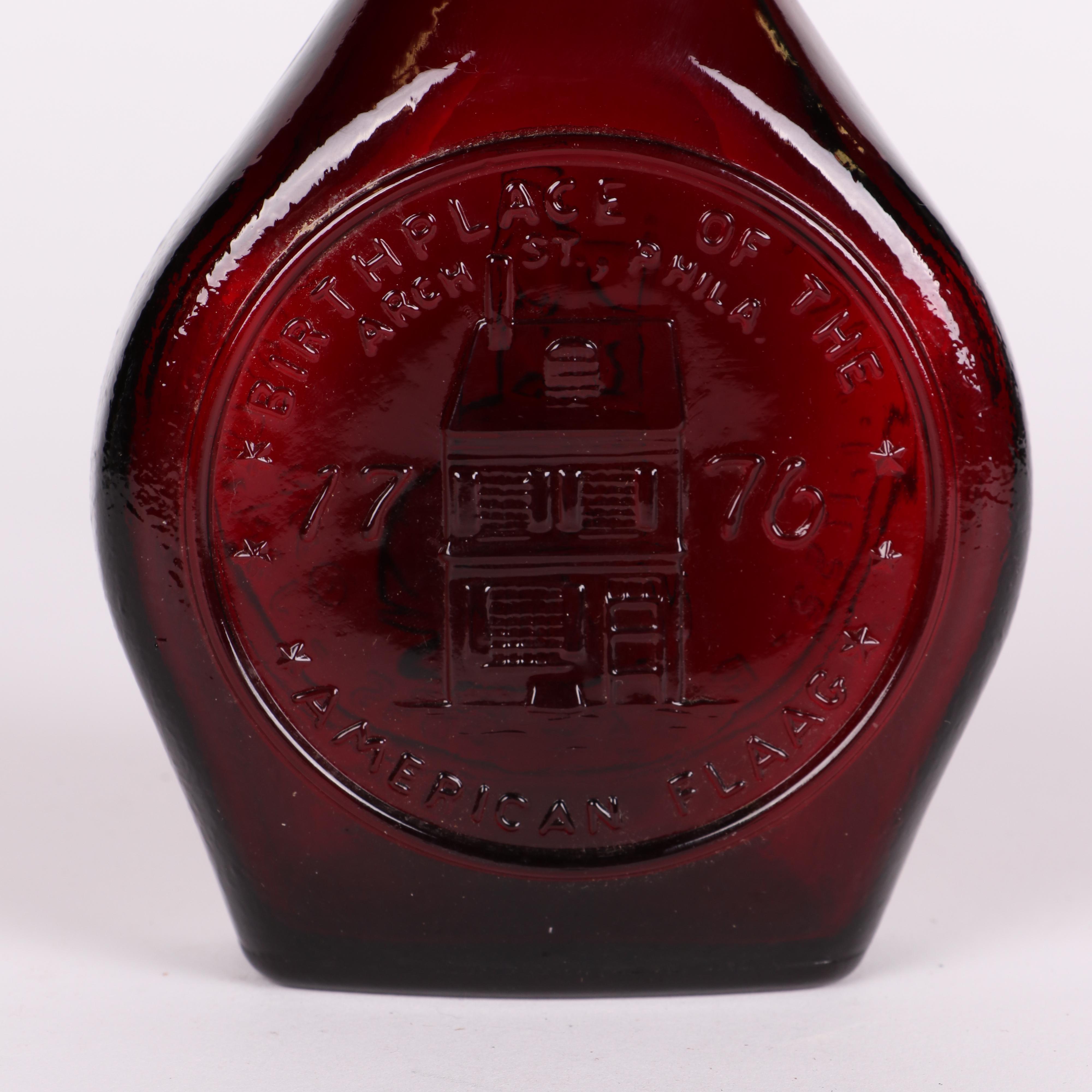 Wheaton Carnival Glass Commemorative Bottles