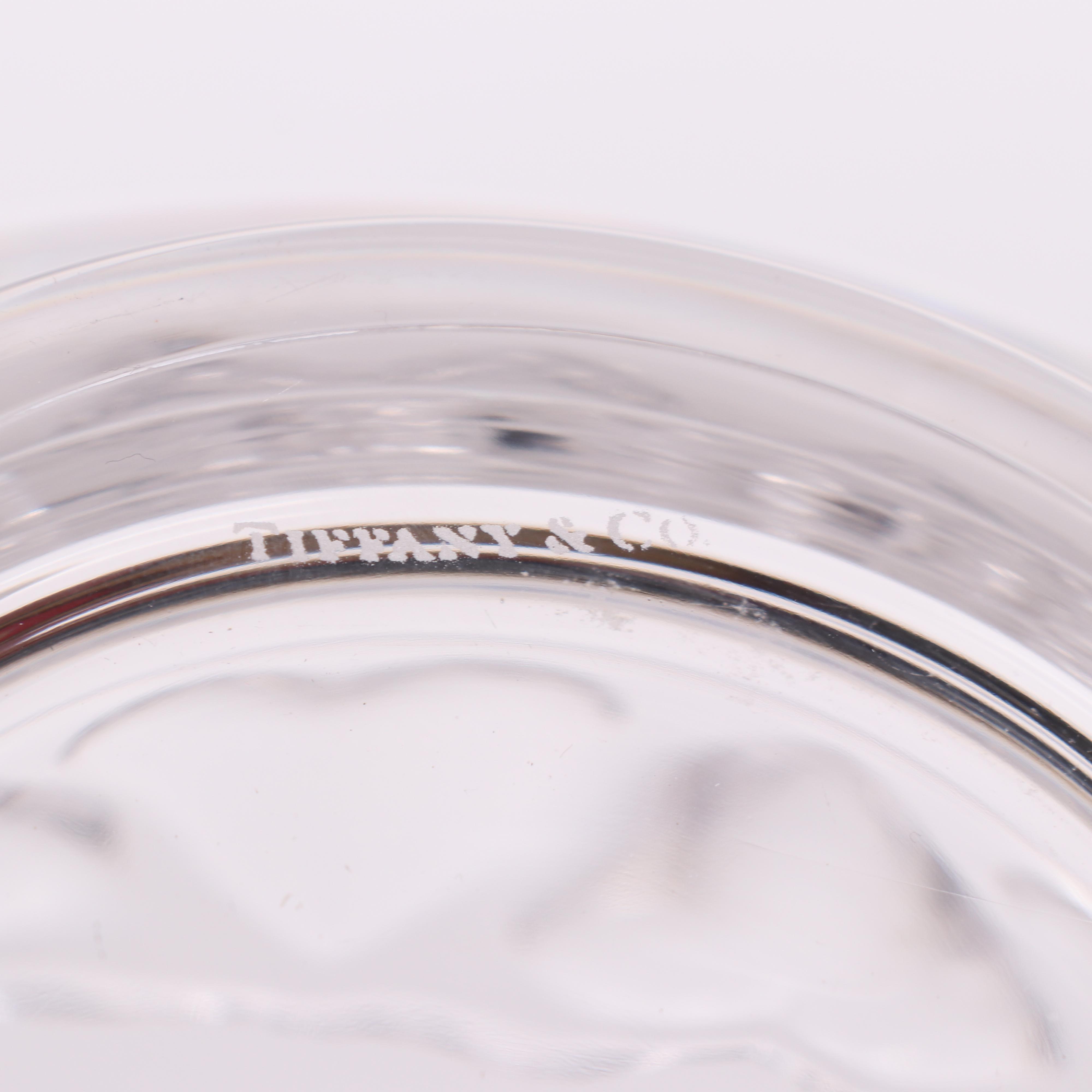 Tiffany & Co. "Ring of Heart" Crystal Bowl