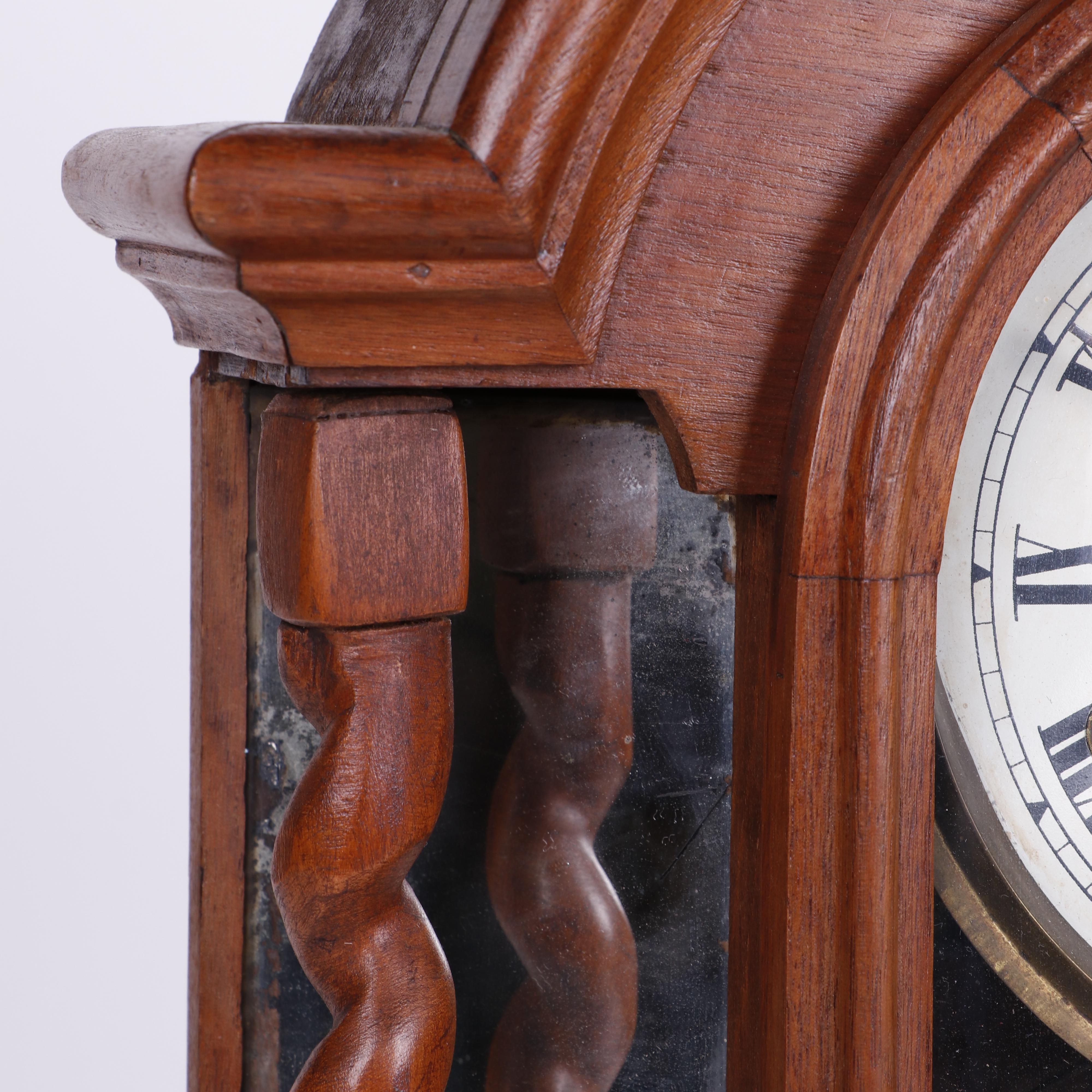 Victorian Eastlake Style Mantel Clock, Late 19th - Early 20th Century