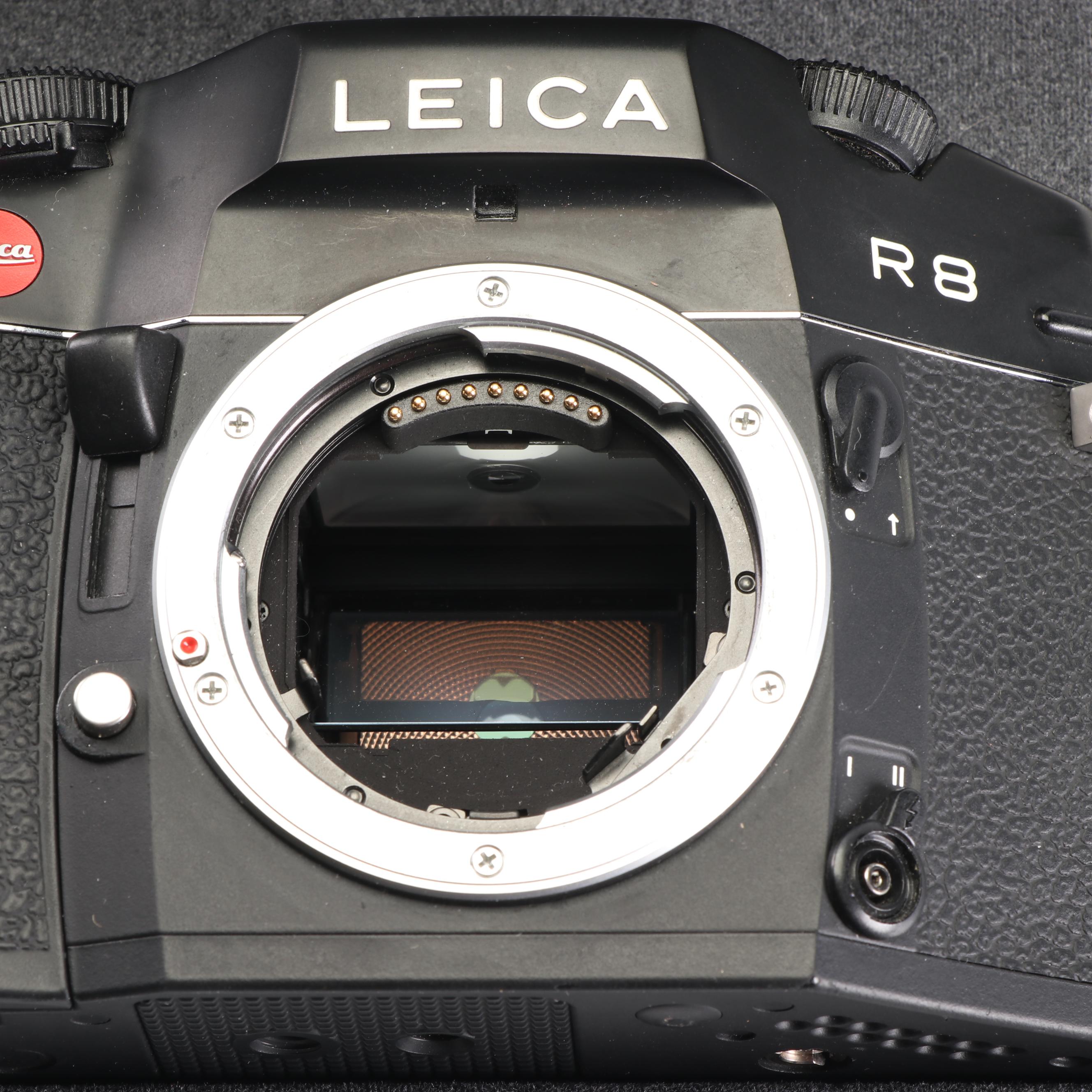 Leica R8 35mm SLR Camera with Lenses and Box