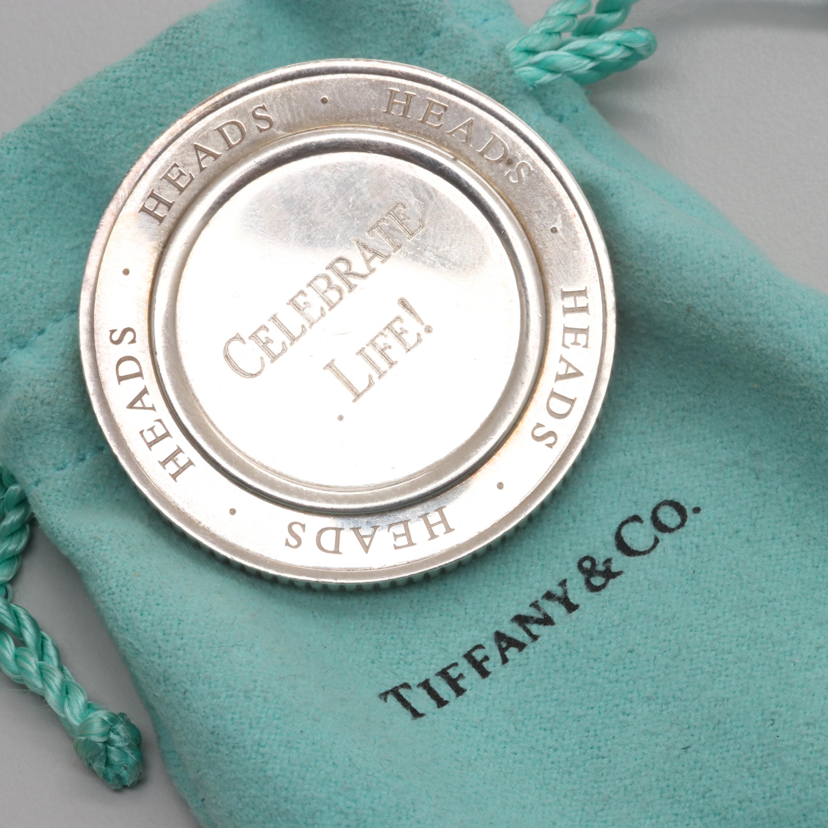 Tiffany & Co. Sterling Silver Novelty Heads and Tails Token
