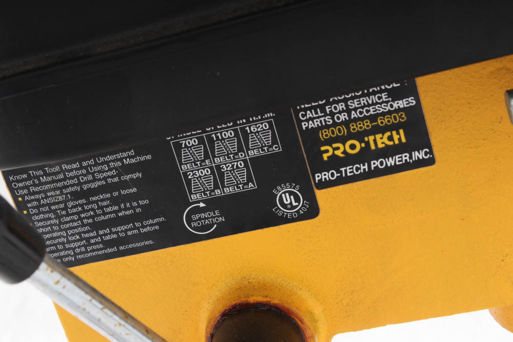 Pro-Tech 5-Speed 8" Drill Press