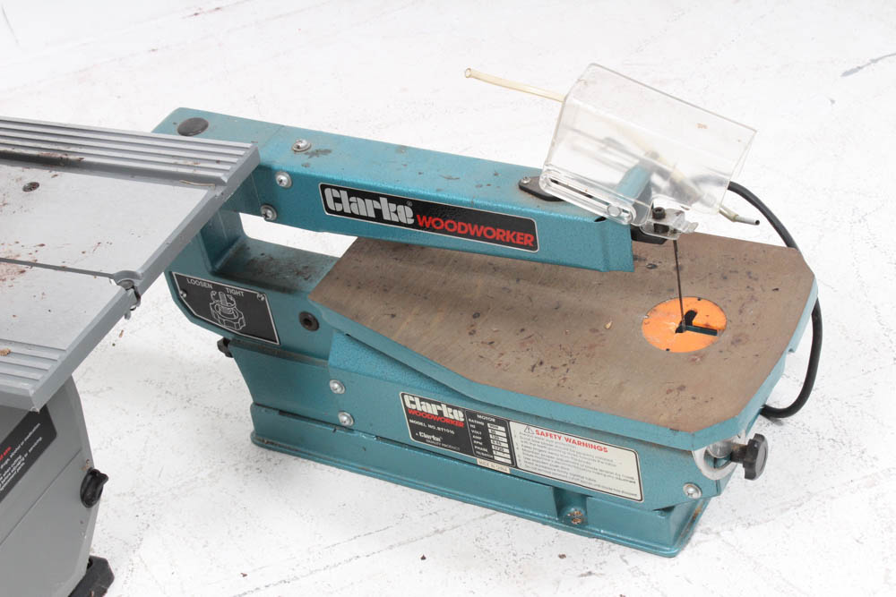 Ryobi BS 900 9" Band Saw and Clarke 16" Scroll Saw