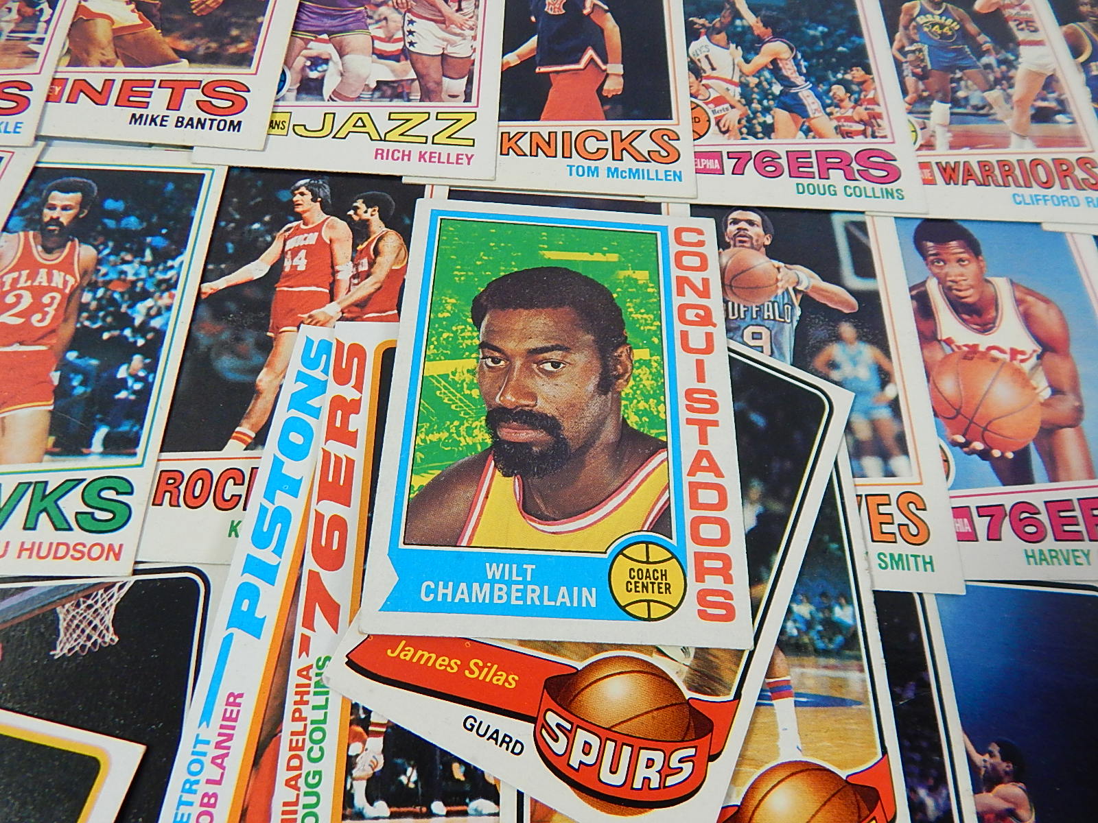 Over 90 Vintage Topps Basketball Cards from 1970s