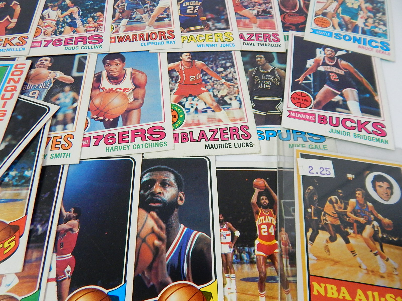Over 90 Vintage Topps Basketball Cards from 1970s