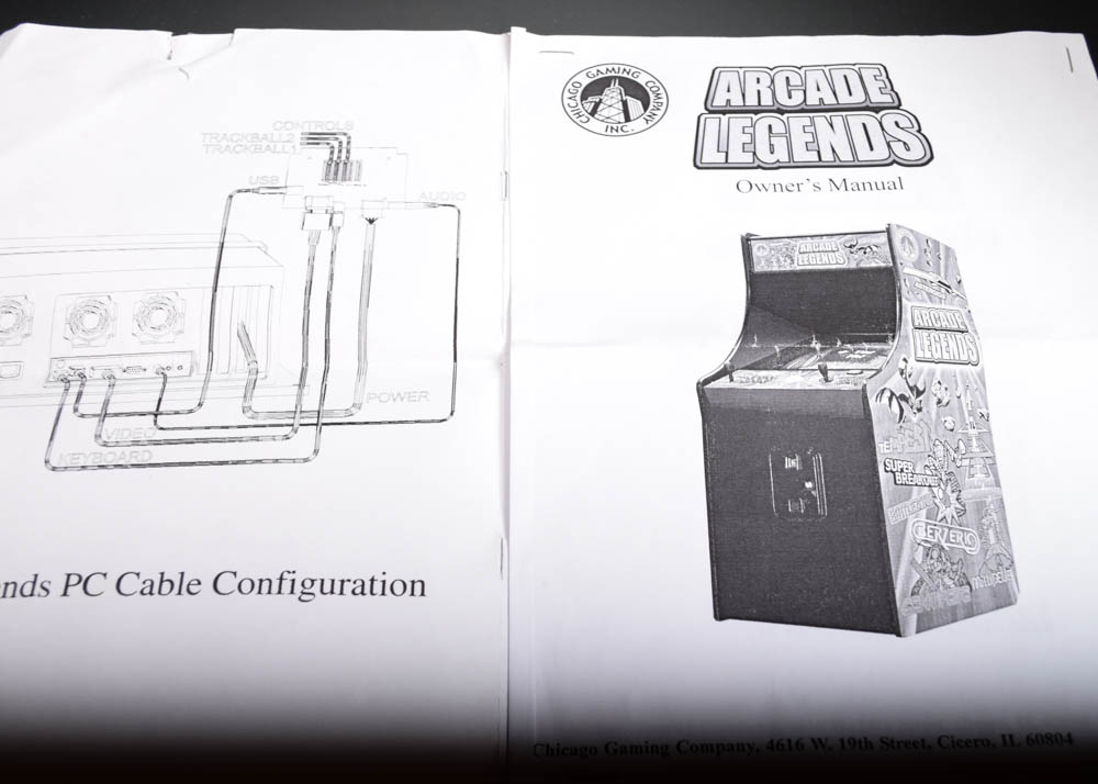 "Arcade Legends" Upright Console by Chicago Gaming Company, Inc.