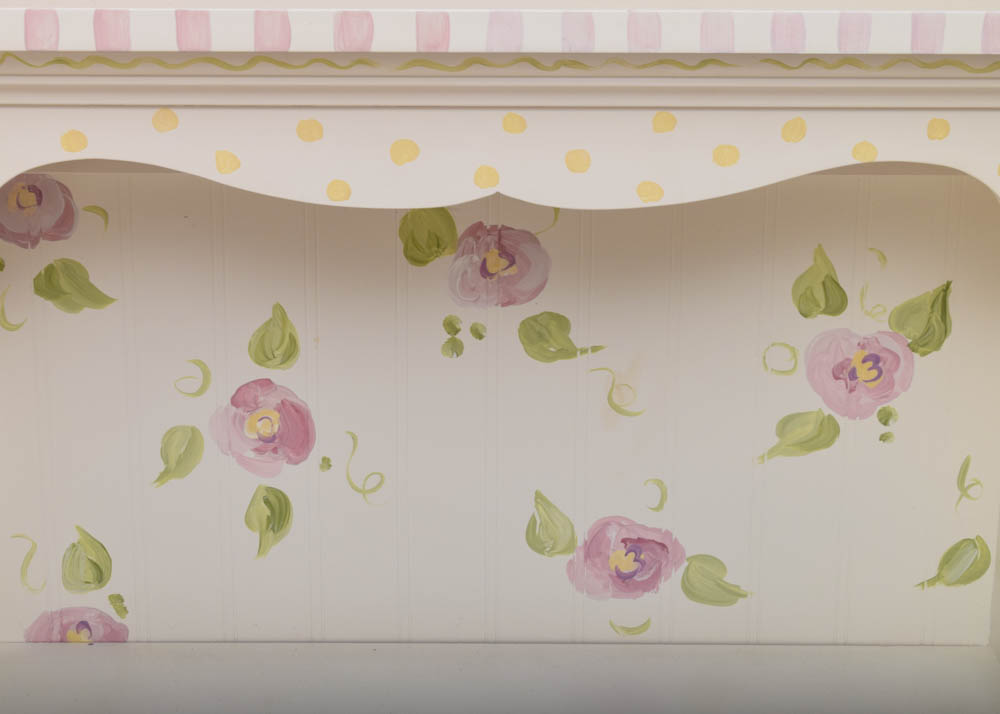 Hand Painted Wall Shelf