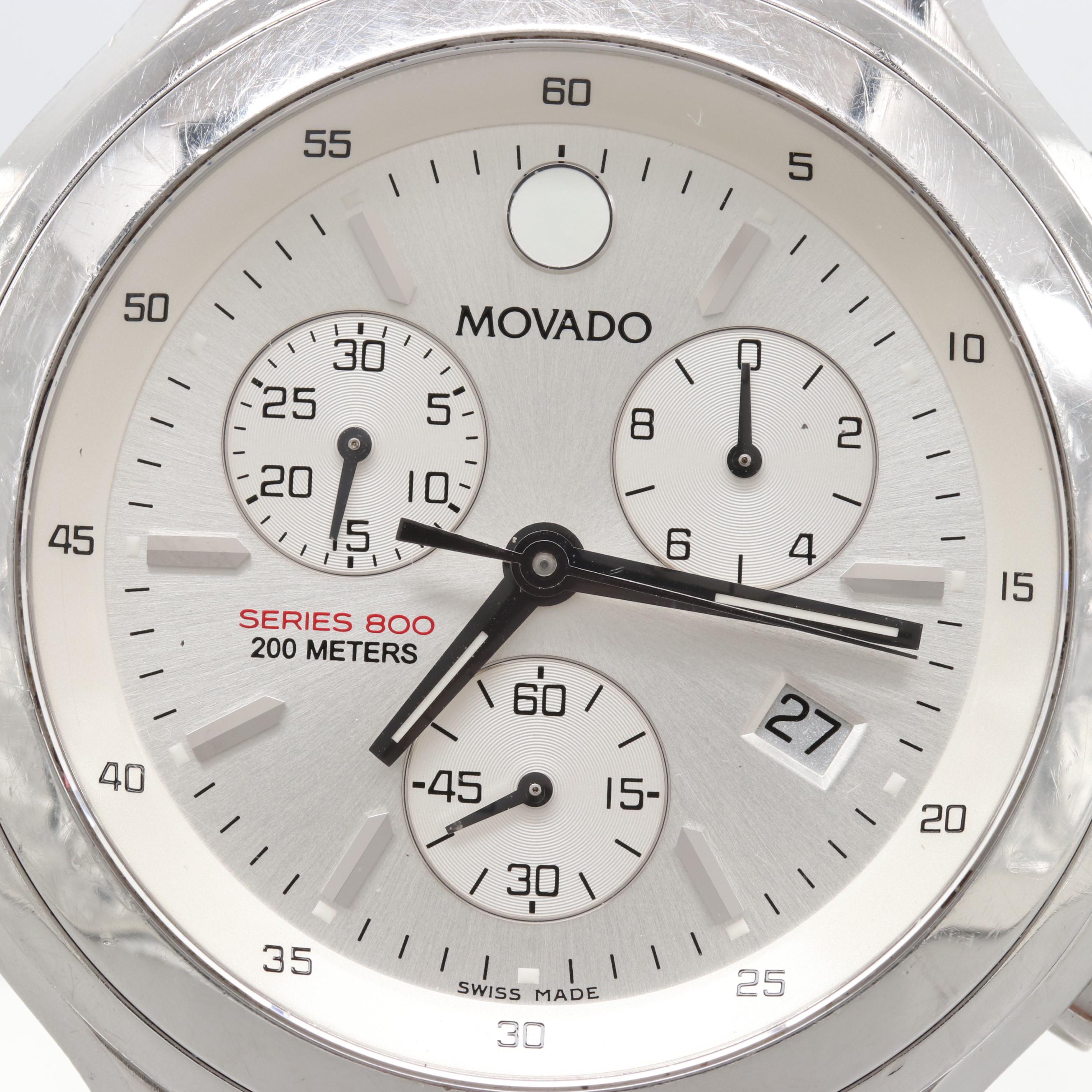 Movado Series 800 Quartz Chronograph Watch