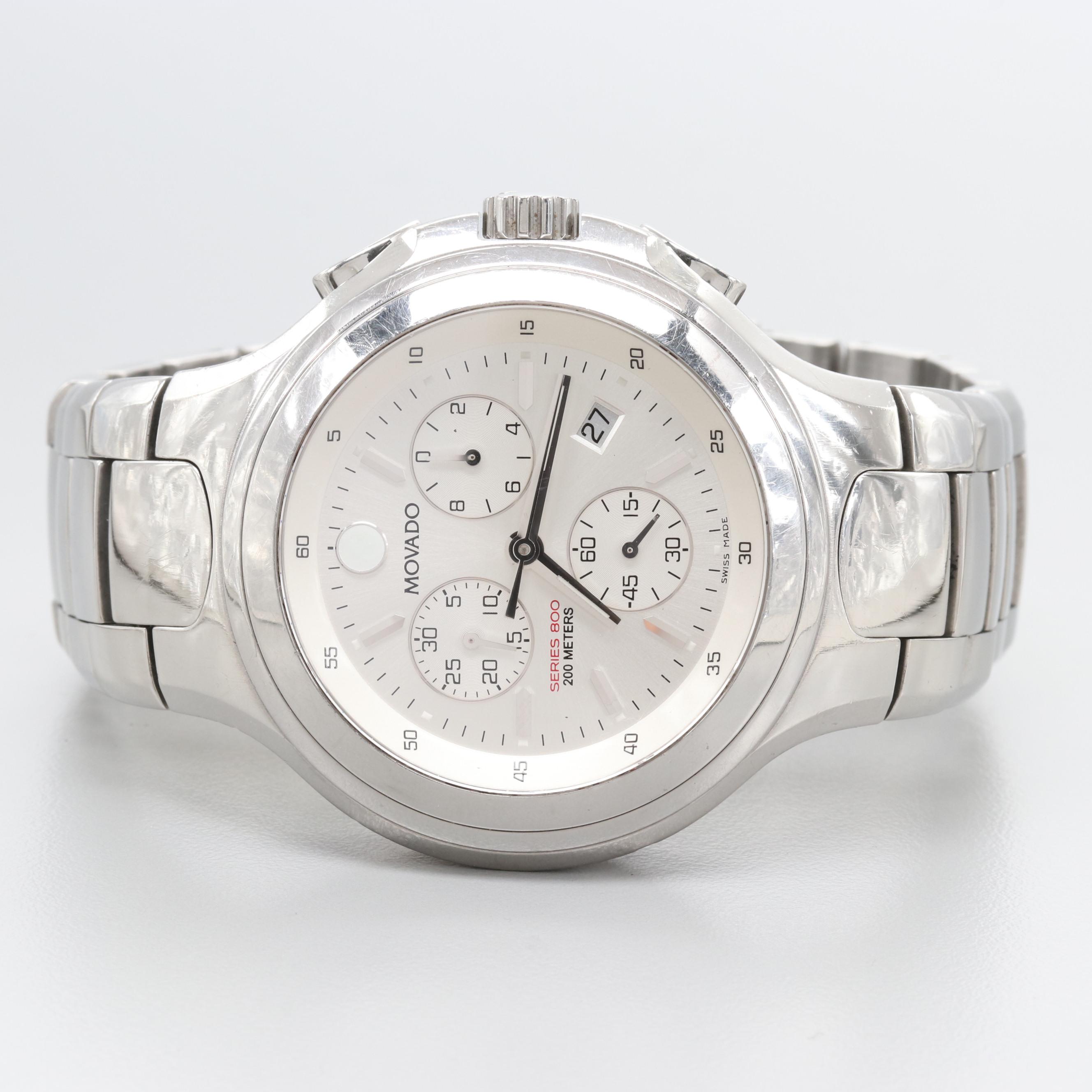 Movado Series 800 Quartz Chronograph Watch