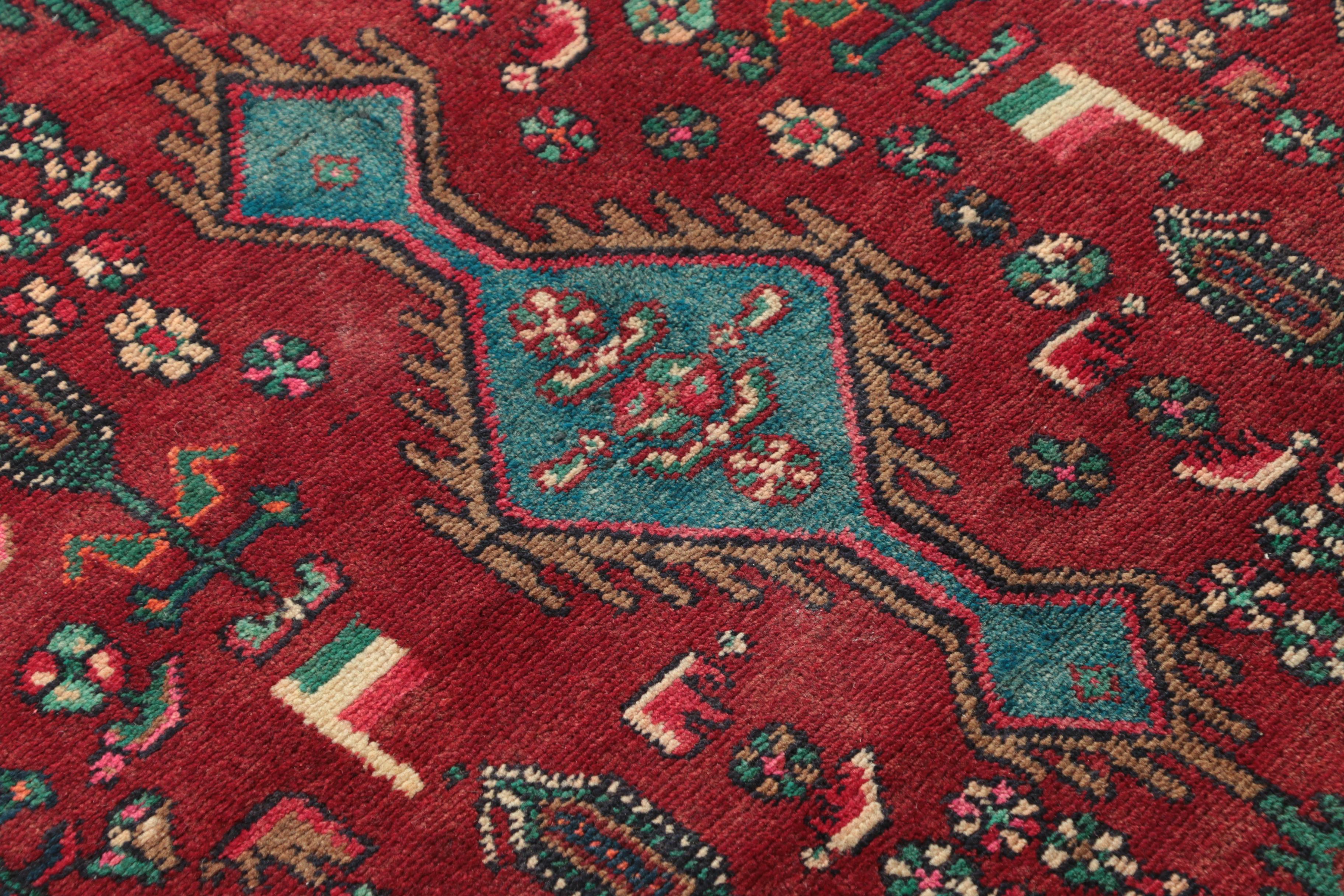 Hand-Knotted Persian Village Wool Long Rug