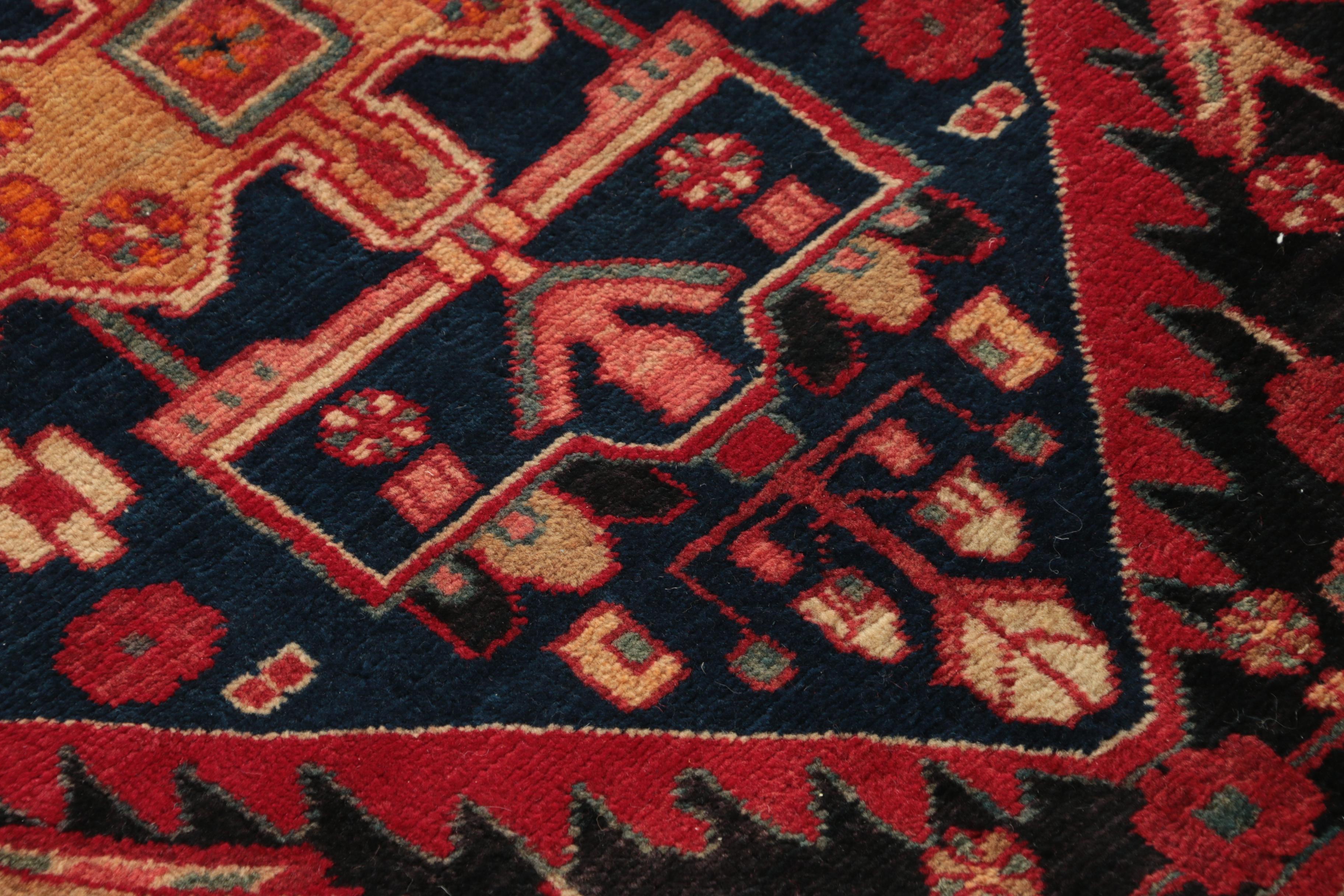 Hand-Knotted Persian Nahavand Wool Rug