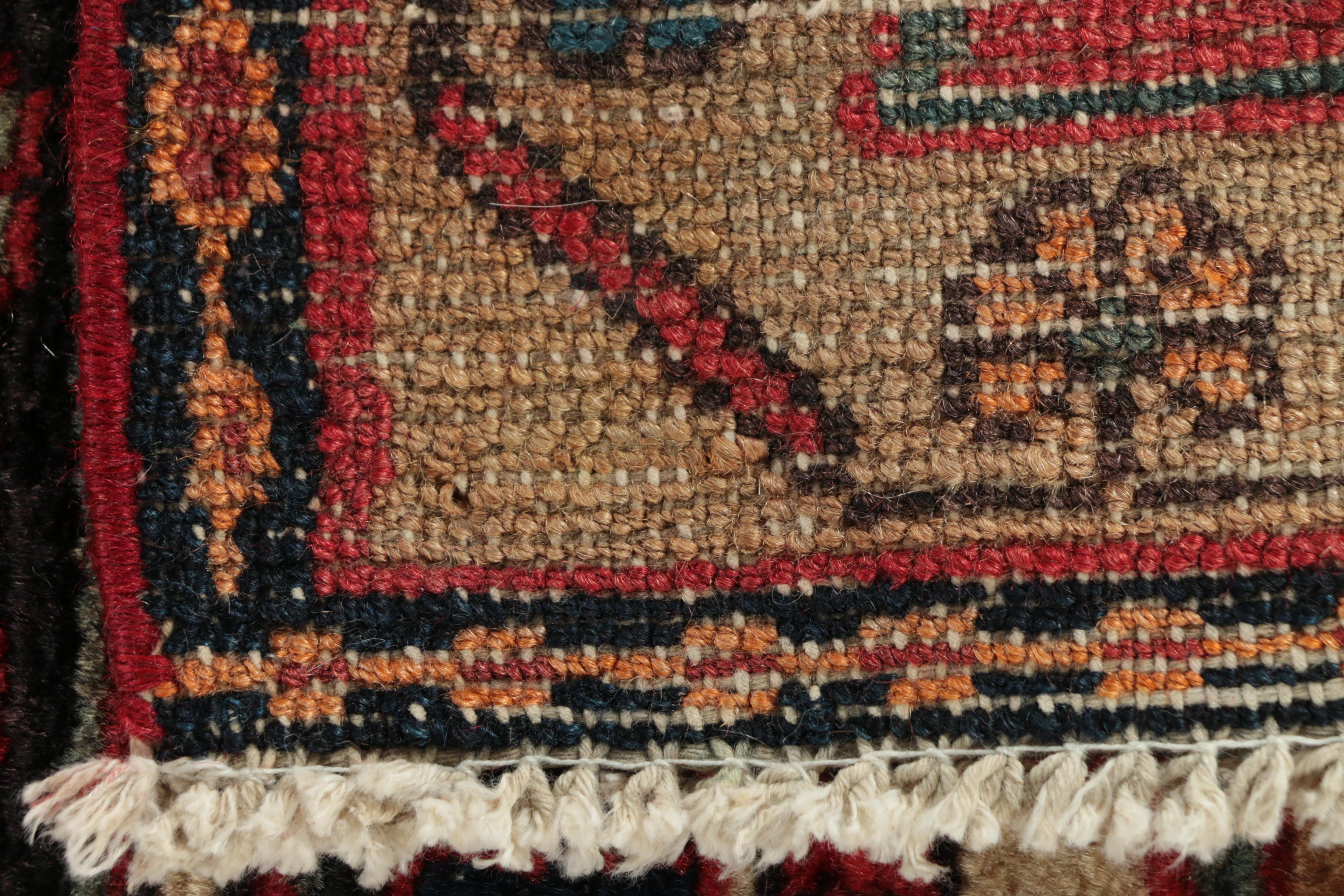 Hand-Knotted Persian Nahavand Wool Rug