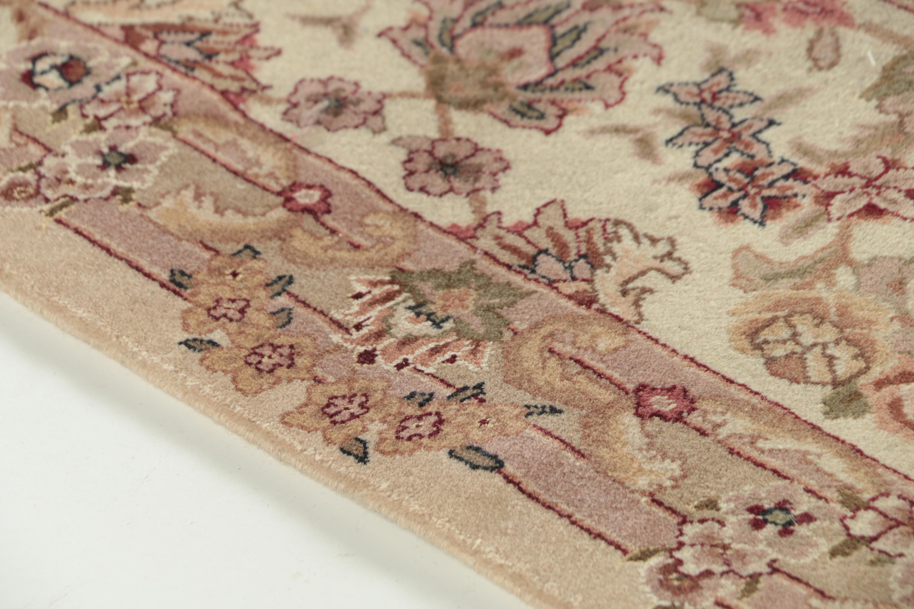 Finely Hand-Knotted Sino-Persian Wool Room Sized Rug