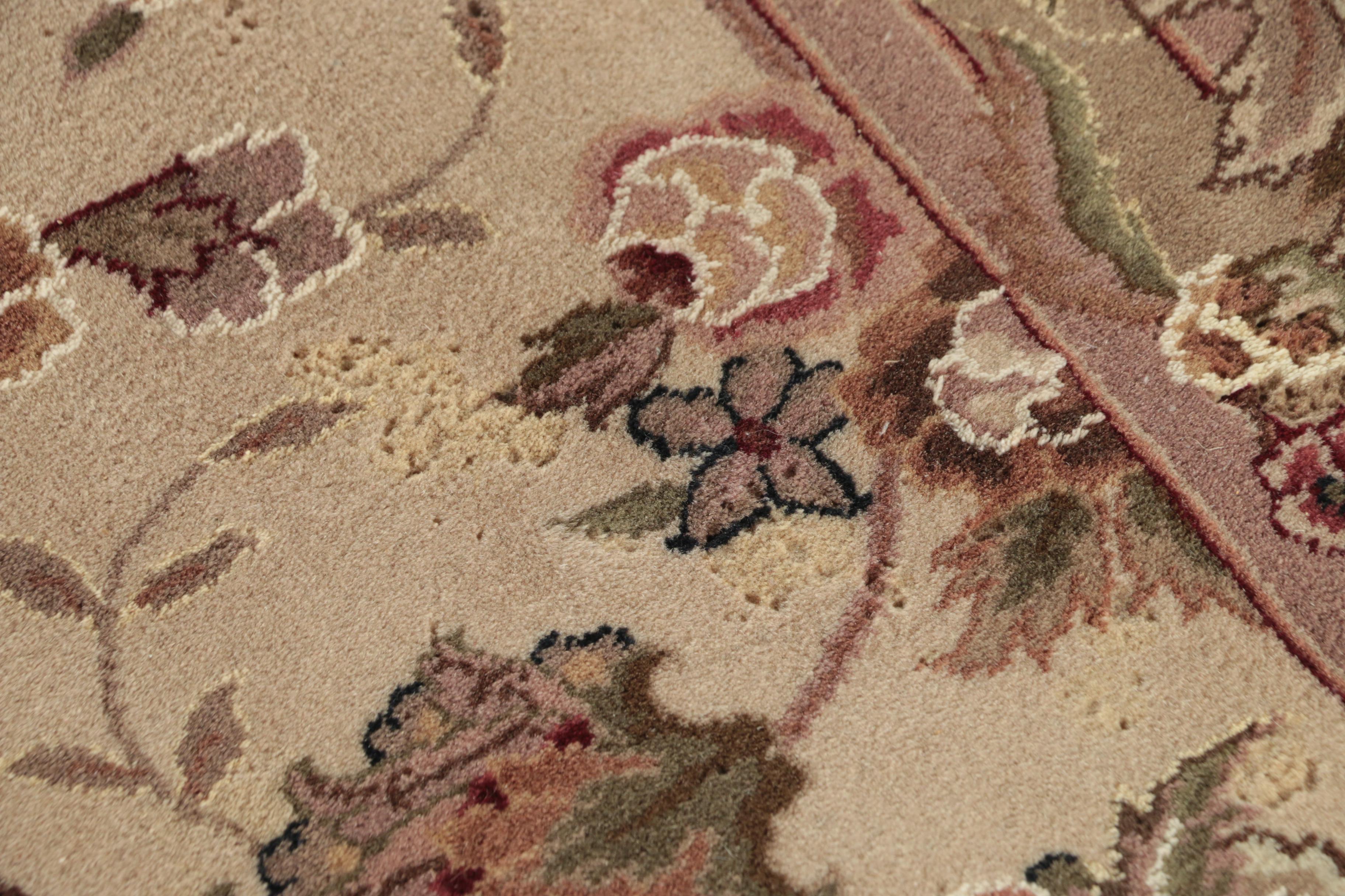 Finely Hand-Knotted Sino-Persian Wool Room Sized Rug