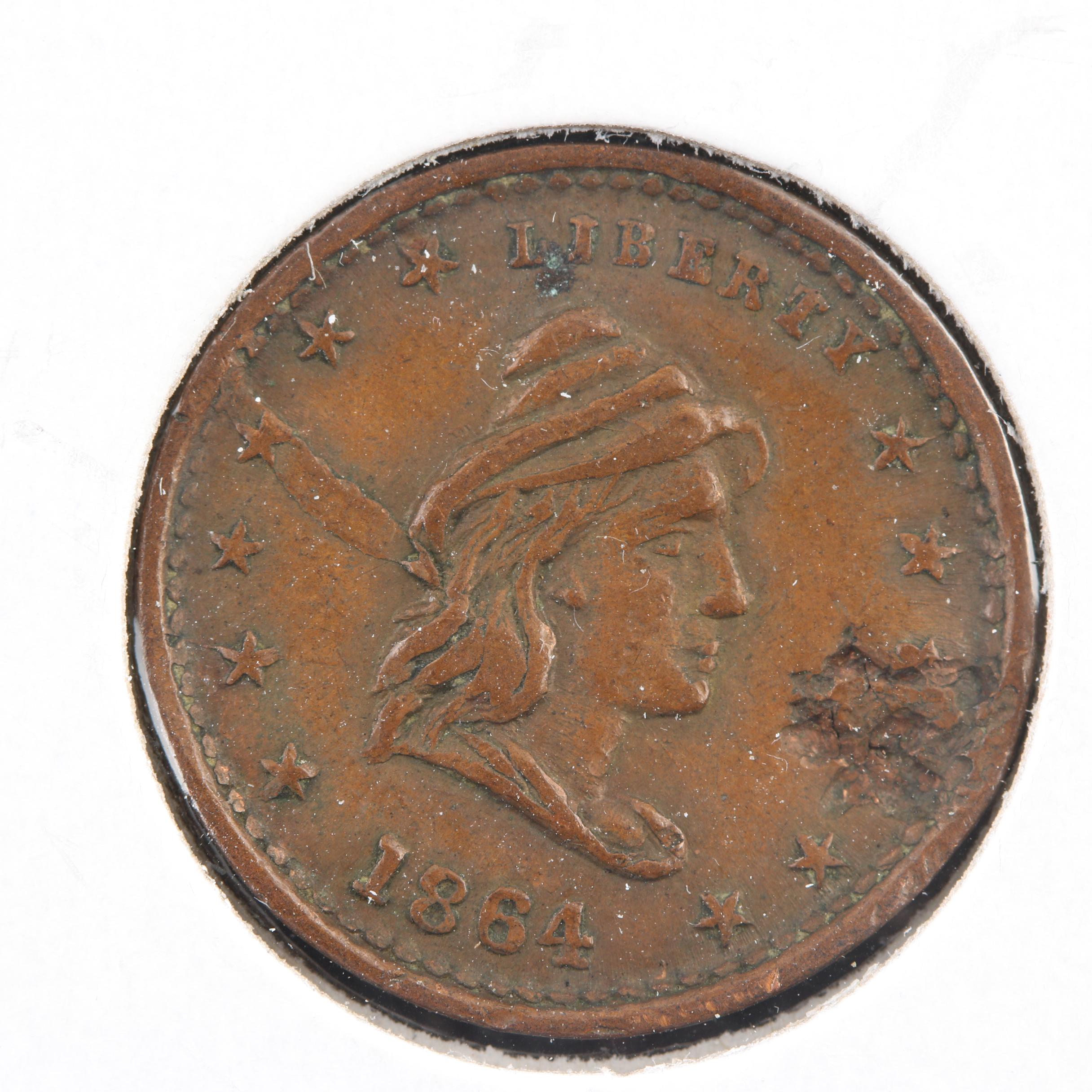 1864 Civil War Token