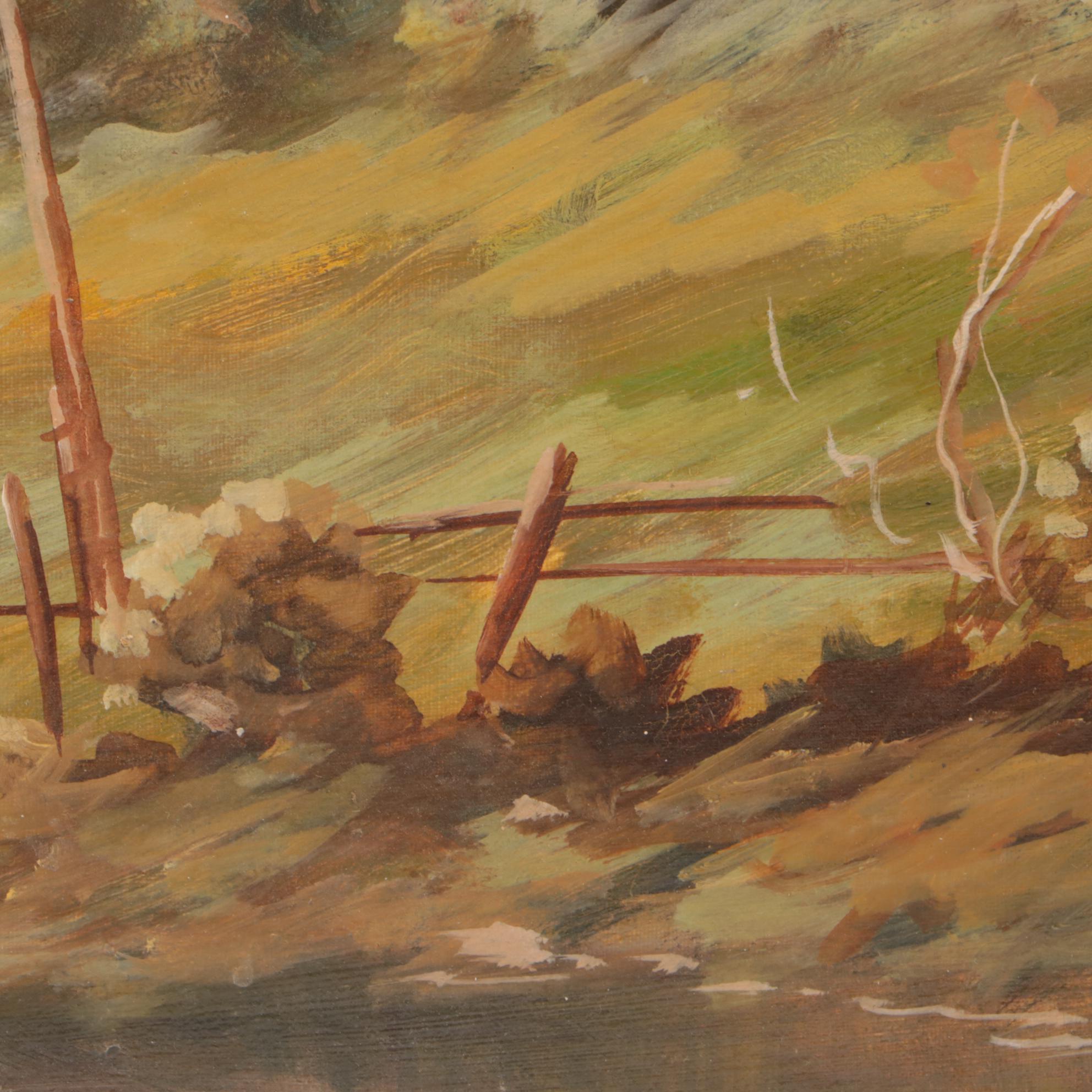 R. Allen Oil Painting "The Hunt"