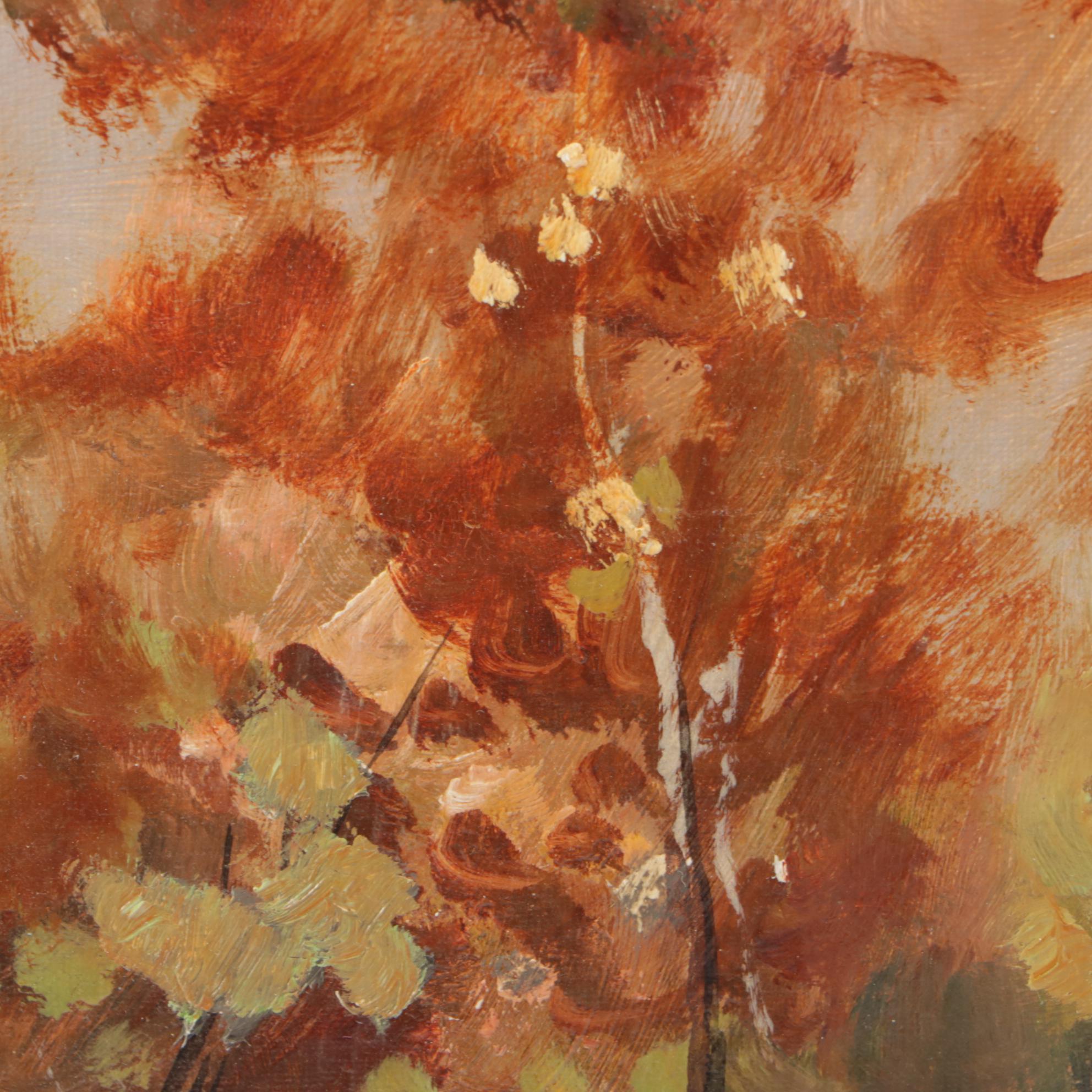 R. Allen Oil Painting "The Hunt"