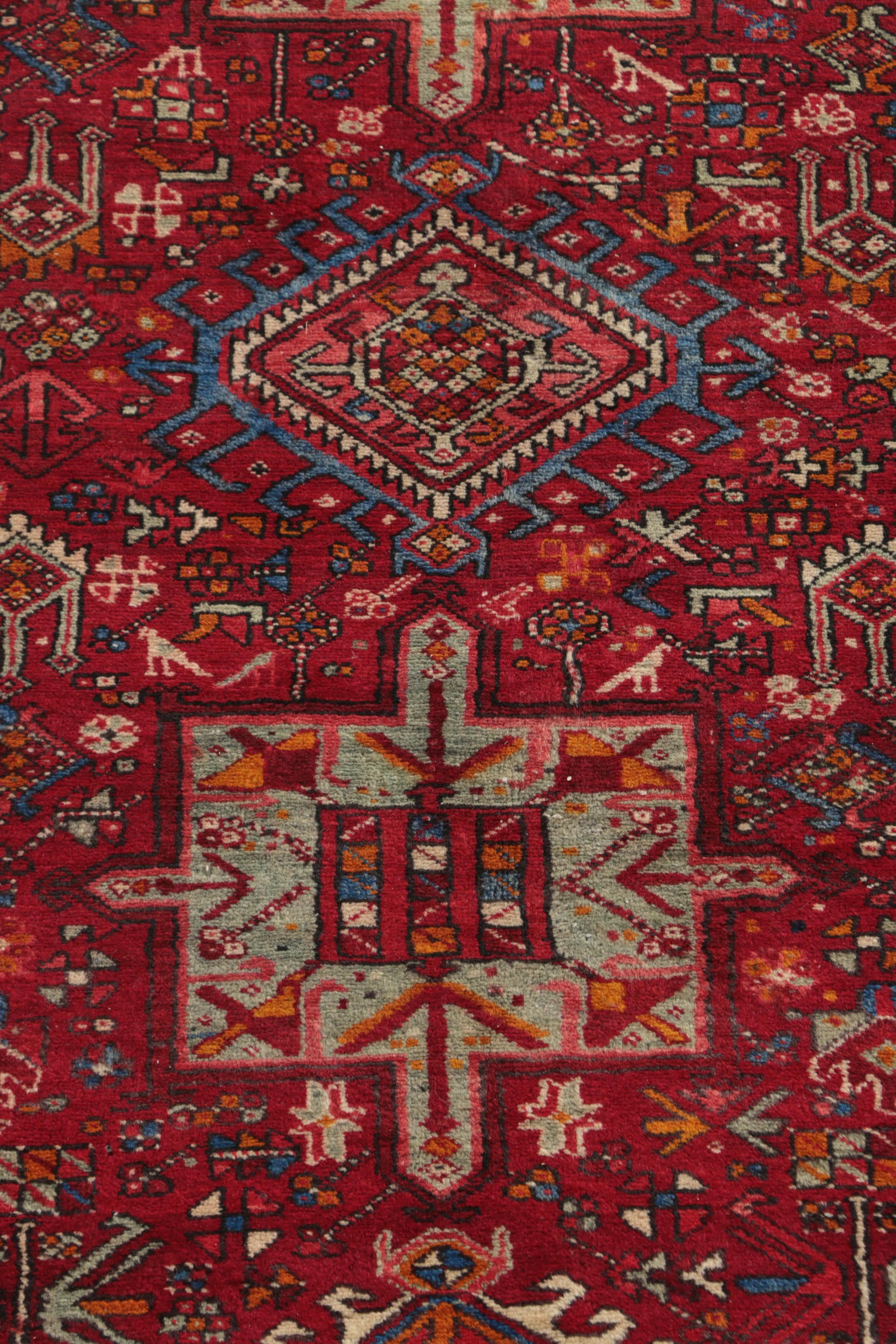 Hand-Knotted Persian Lamberan Wool Runner