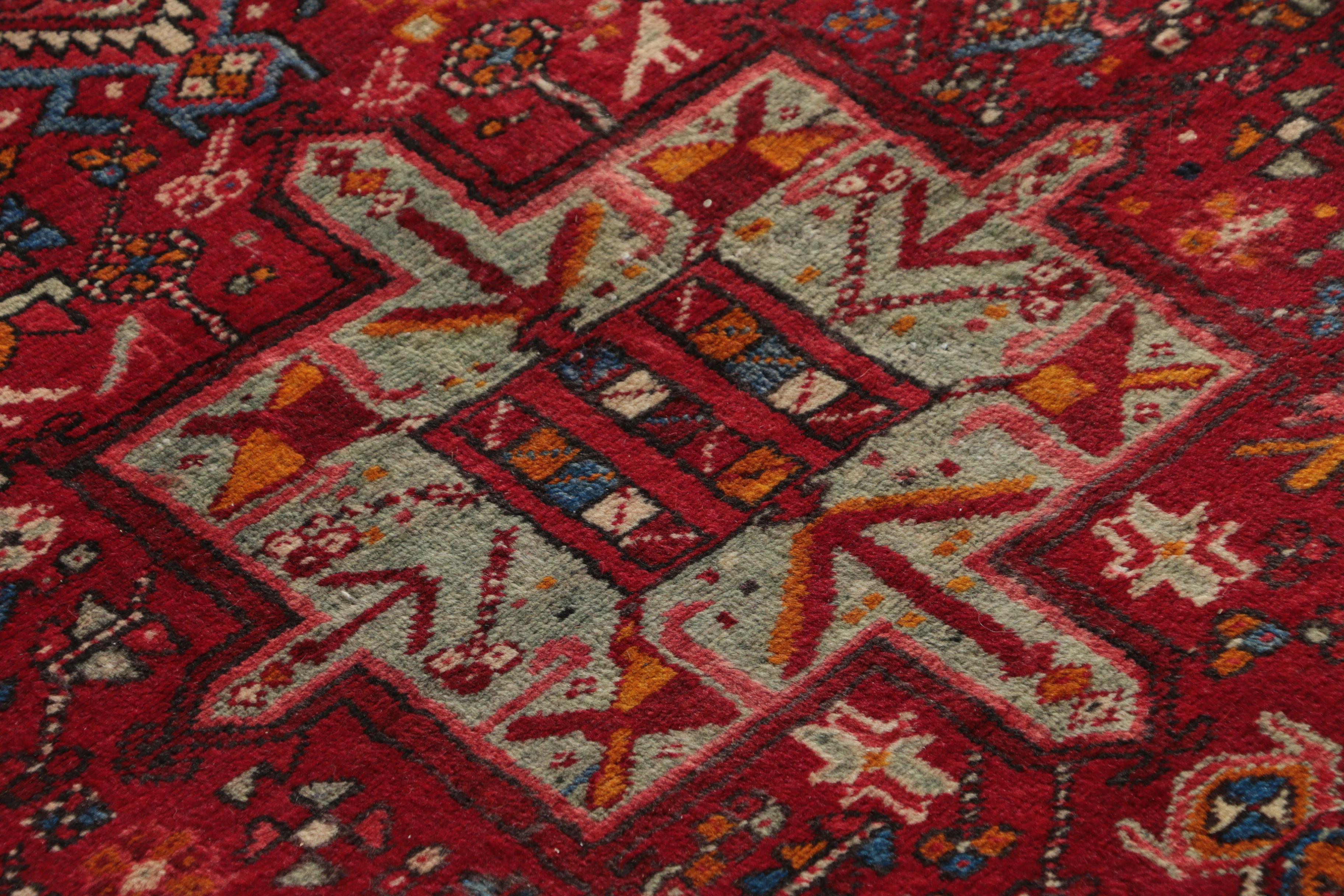 Hand-Knotted Persian Lamberan Wool Runner