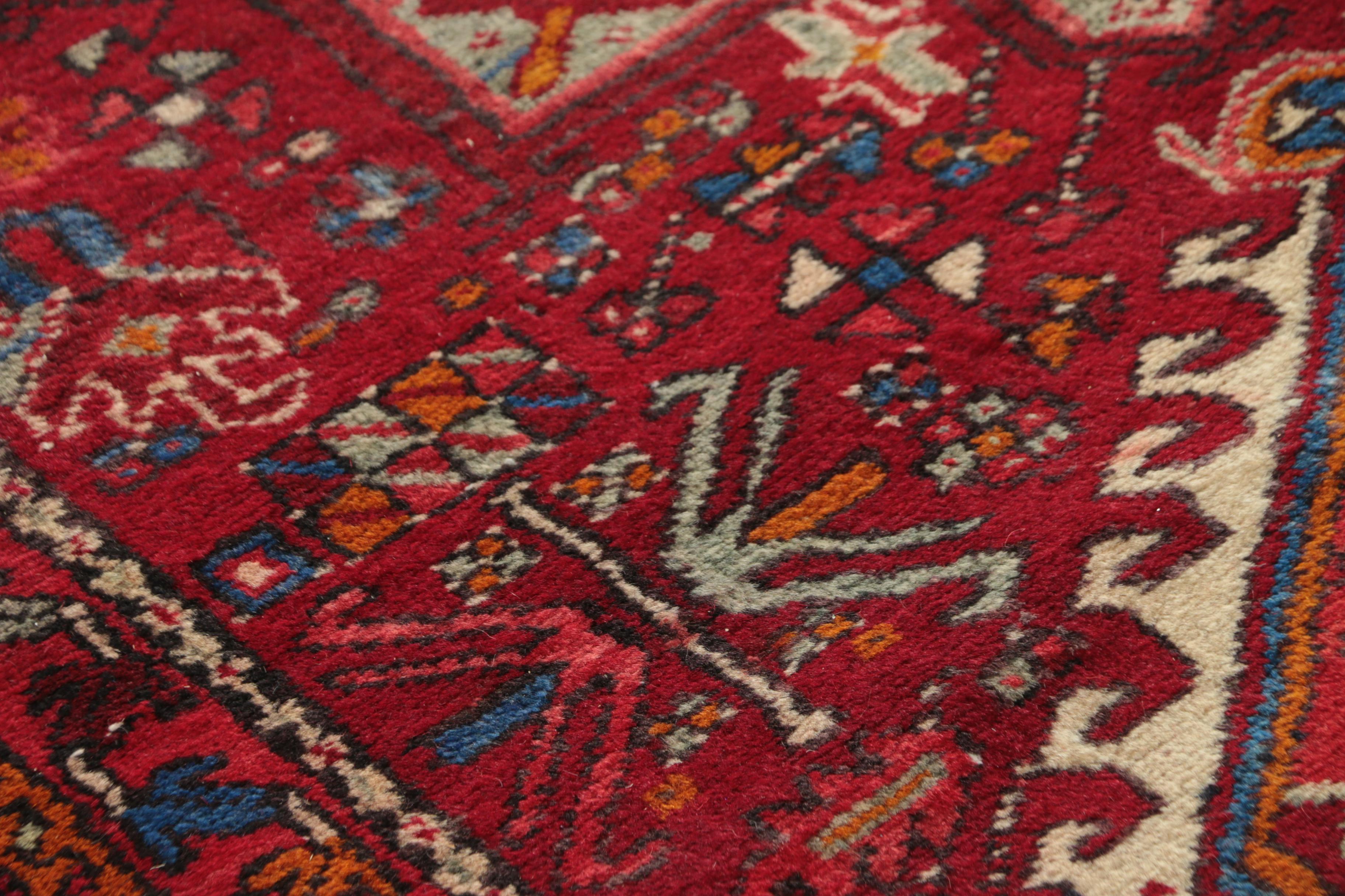 Hand-Knotted Persian Lamberan Wool Runner
