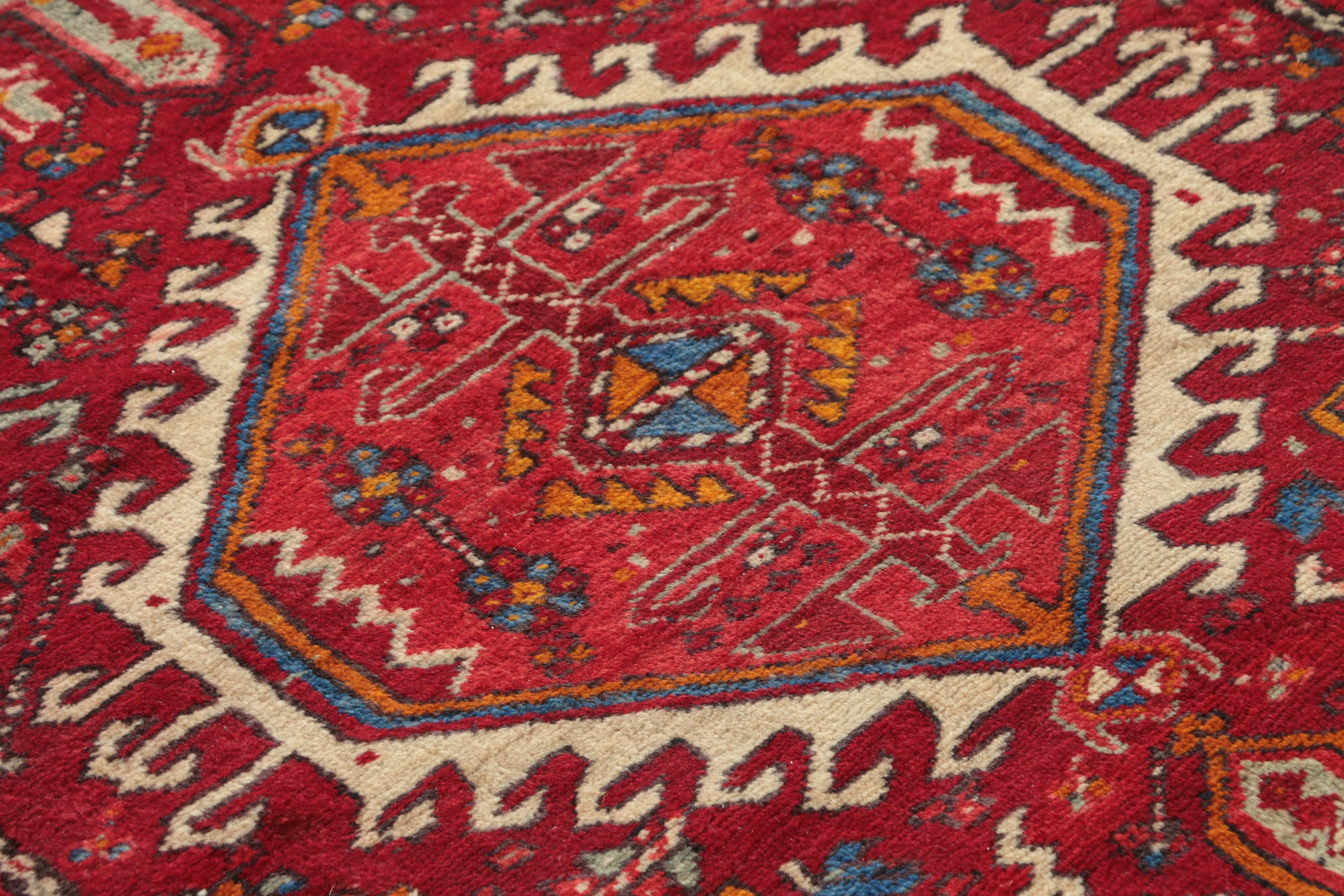 Hand-Knotted Persian Lamberan Wool Runner