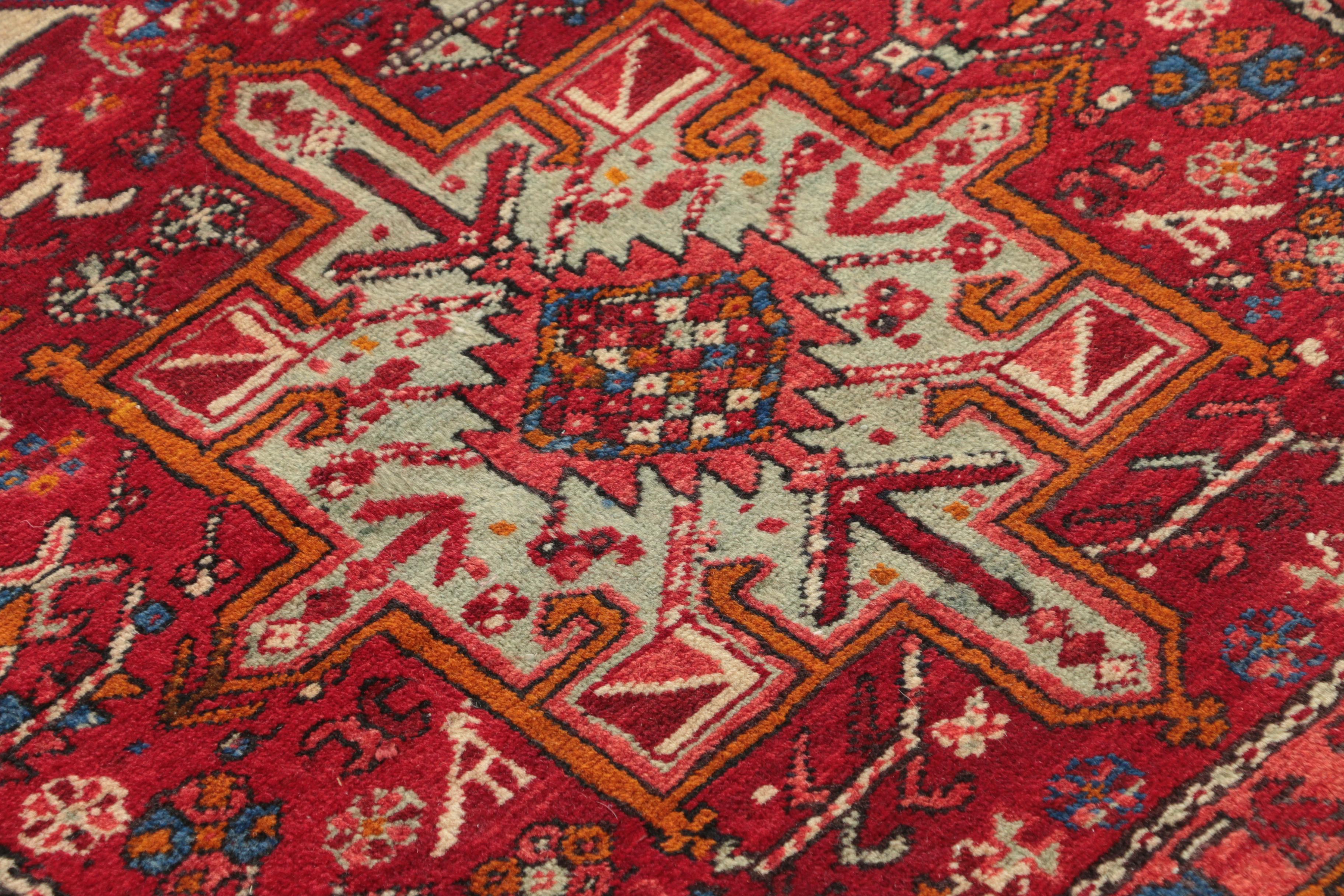 Hand-Knotted Persian Lamberan Wool Runner