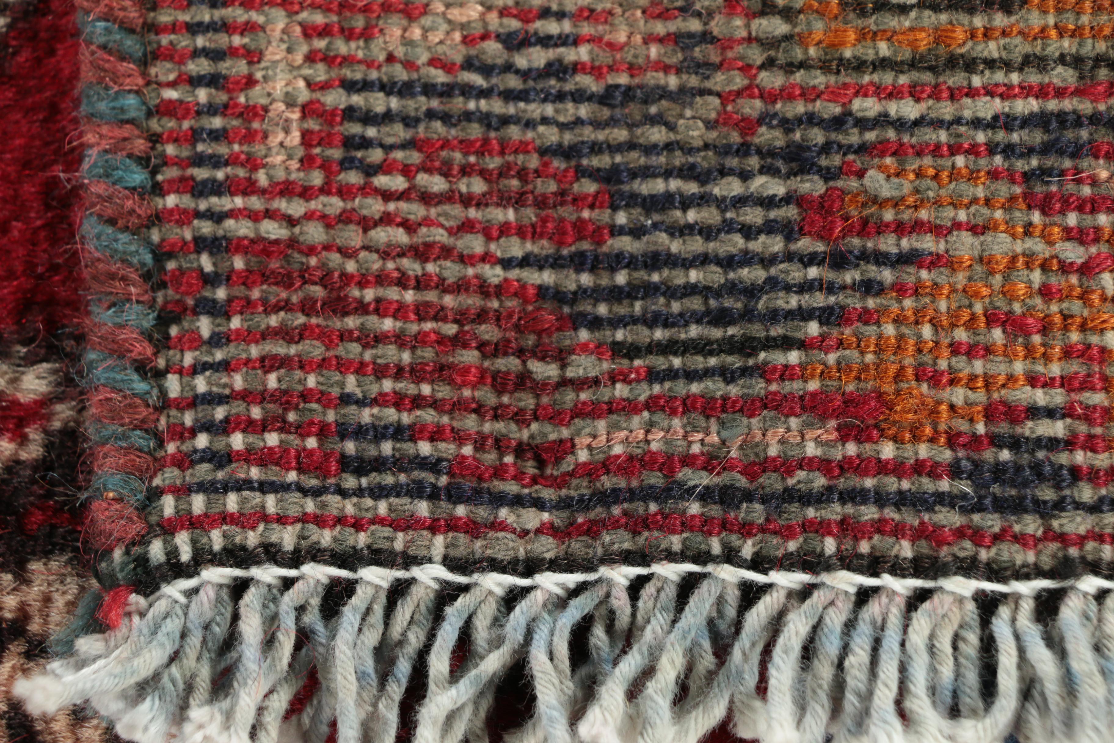 Hand-Knotted Persian Lamberan Wool Runner