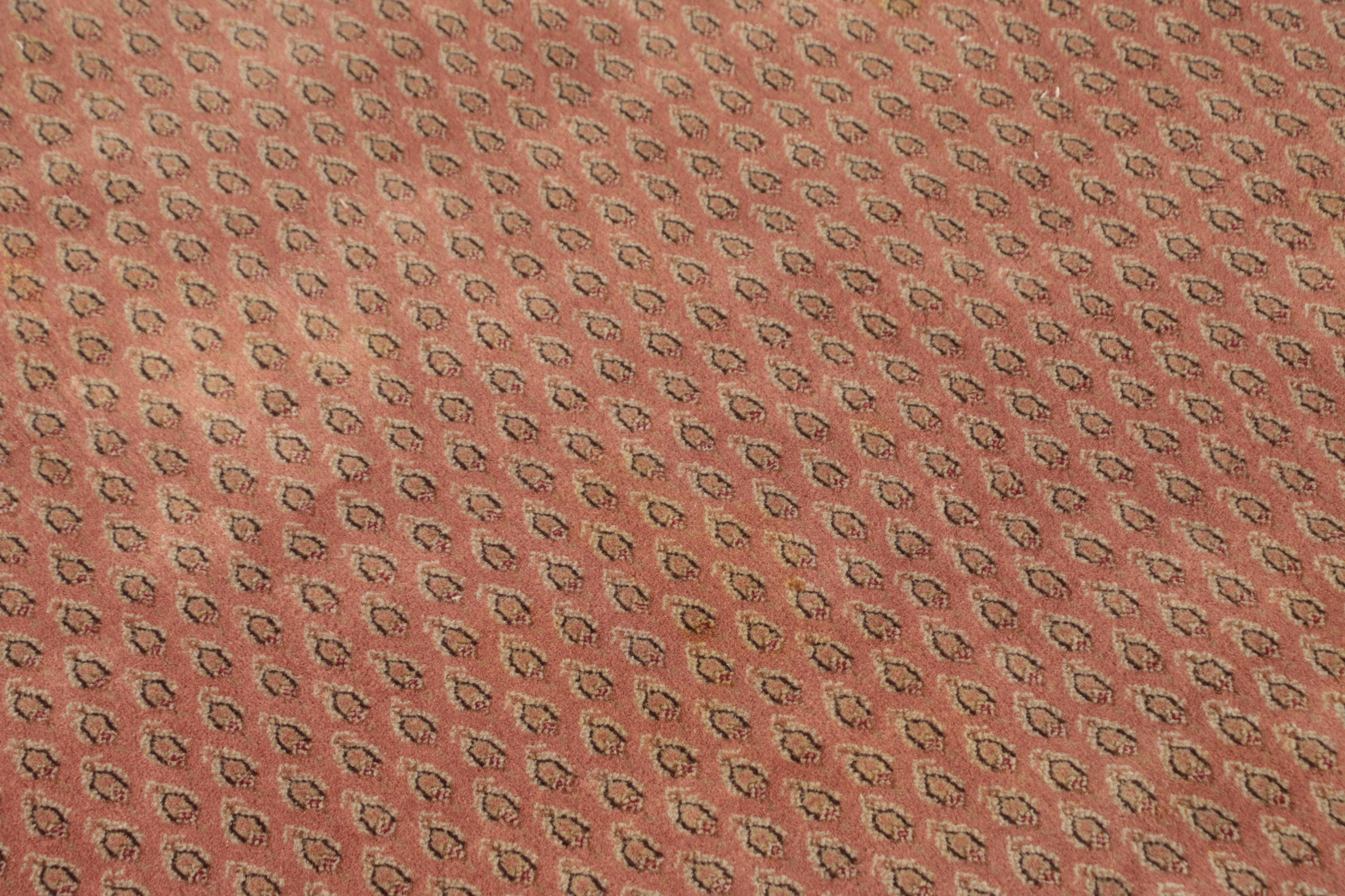 Hand-Knotted Indo-Persian Mir Seraband Wool Rug