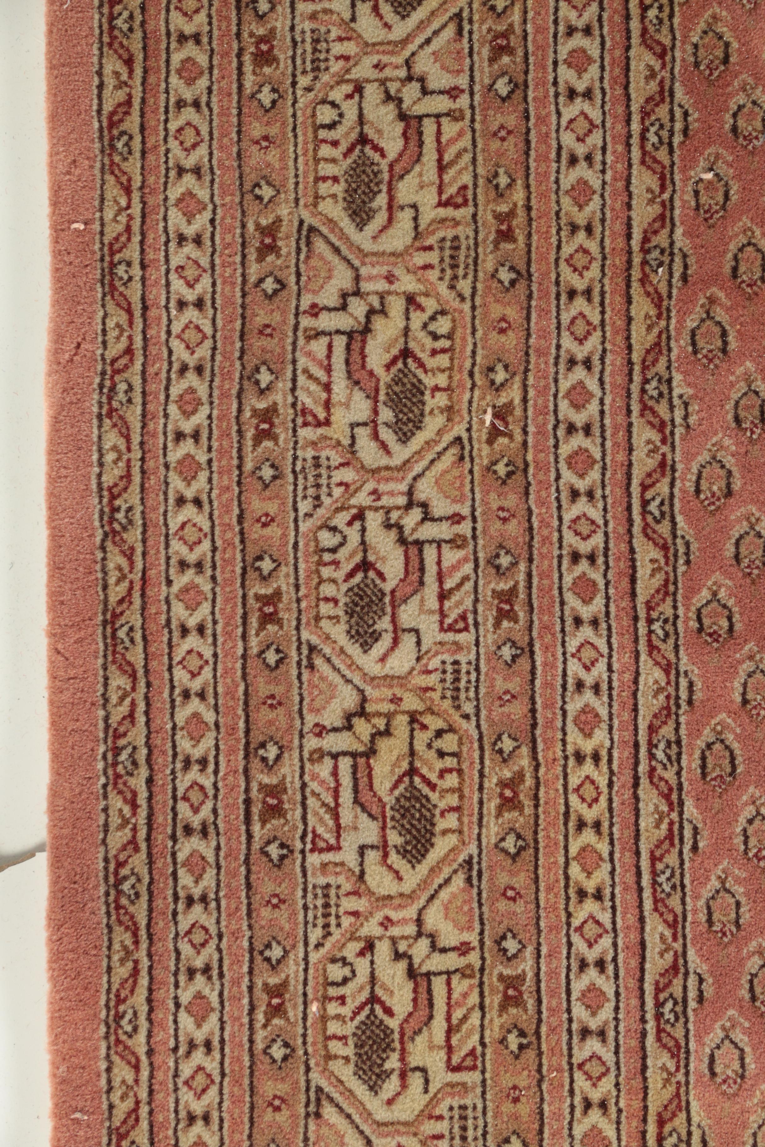 Hand-Knotted Indo-Persian Mir Seraband Wool Rug