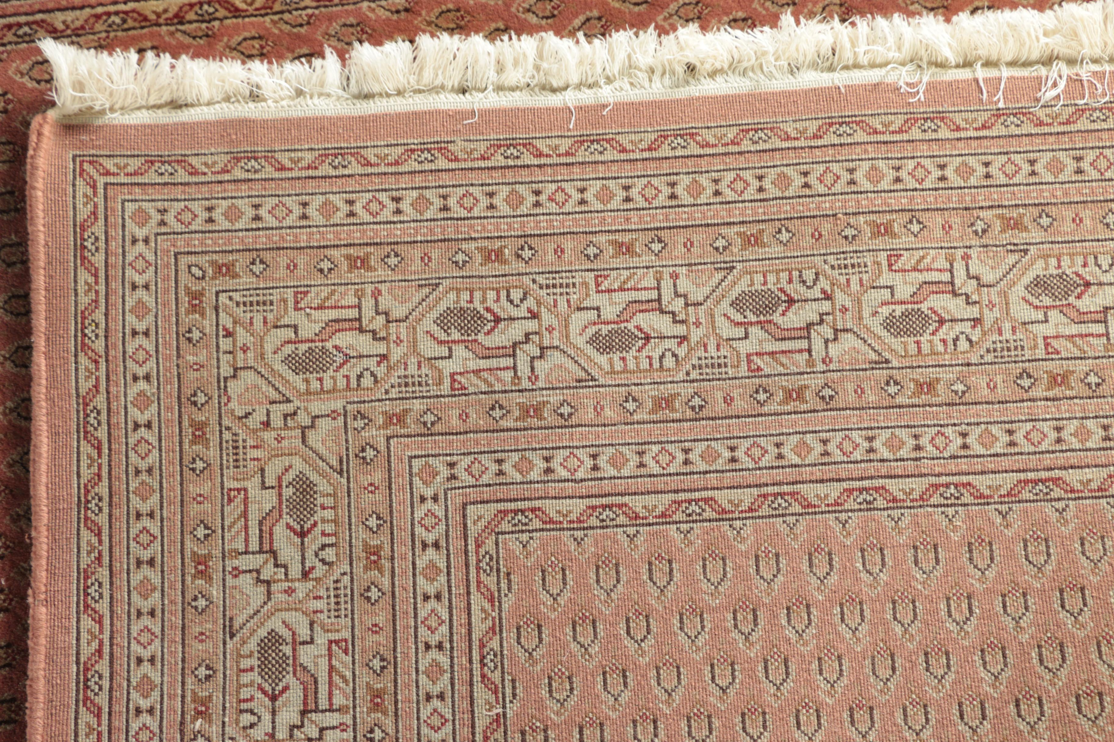 Hand-Knotted Indo-Persian Mir Seraband Wool Rug