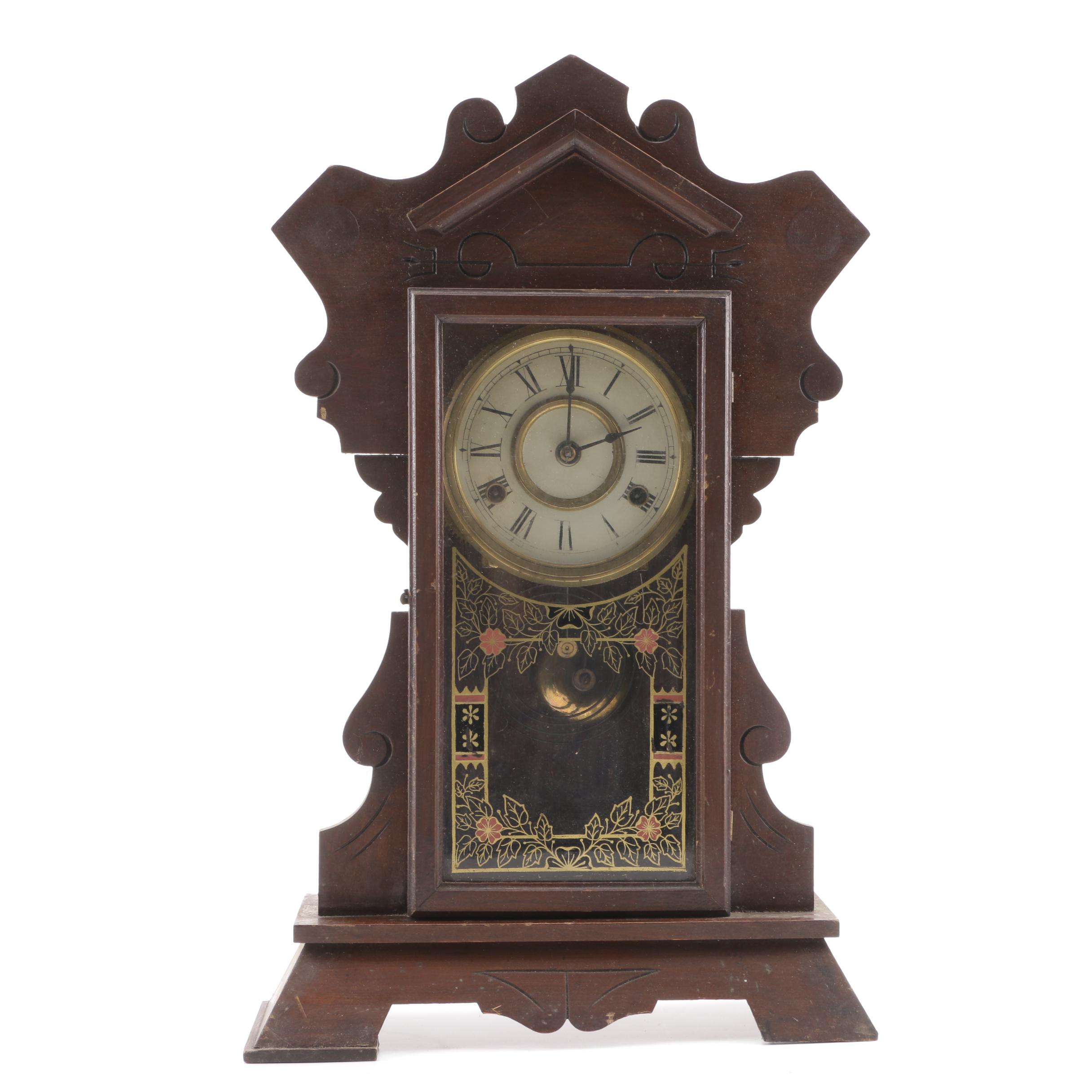New Haven No. 506 Gingerbread Kitchen Clock, Late 19th Century