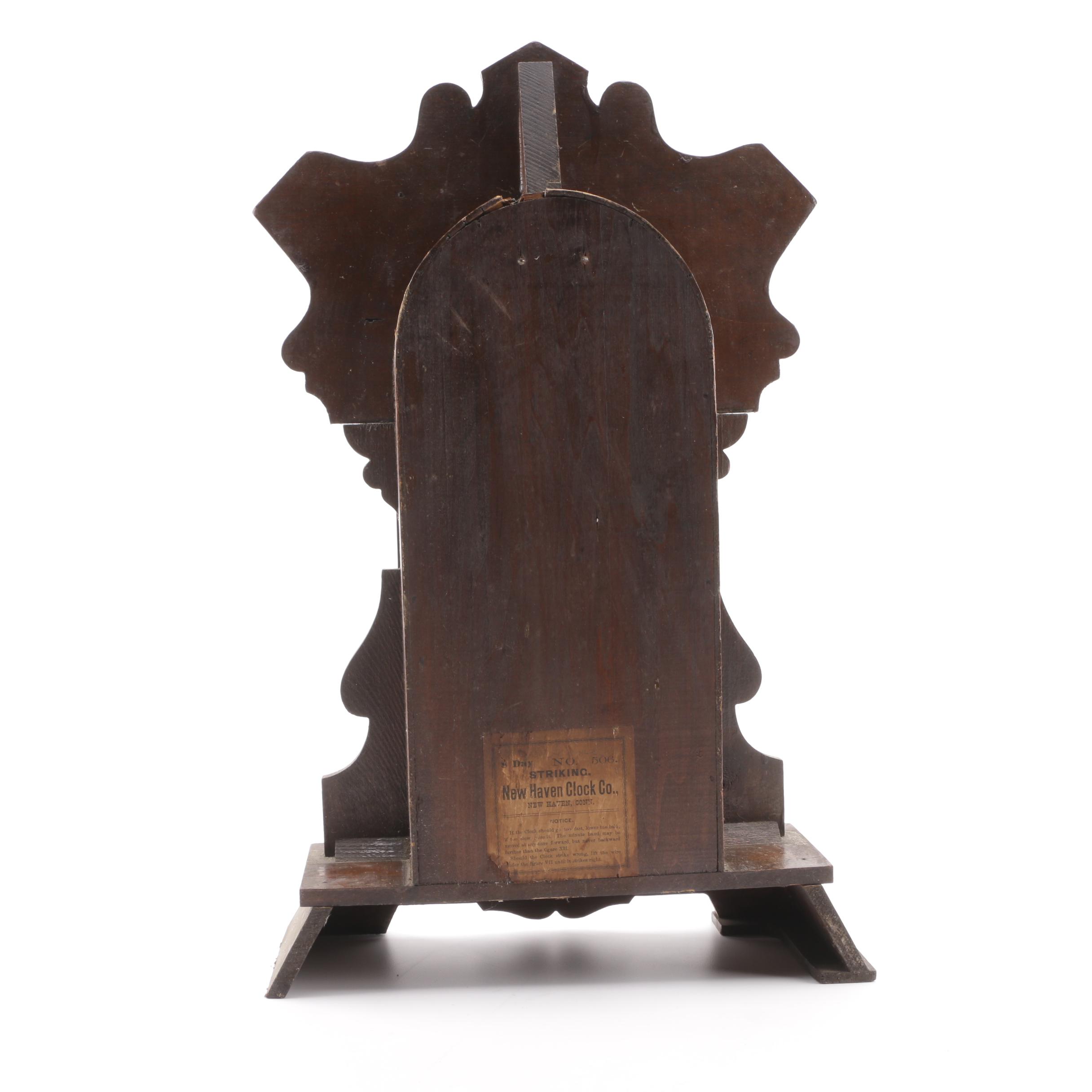 New Haven No. 506 Gingerbread Kitchen Clock, Late 19th Century