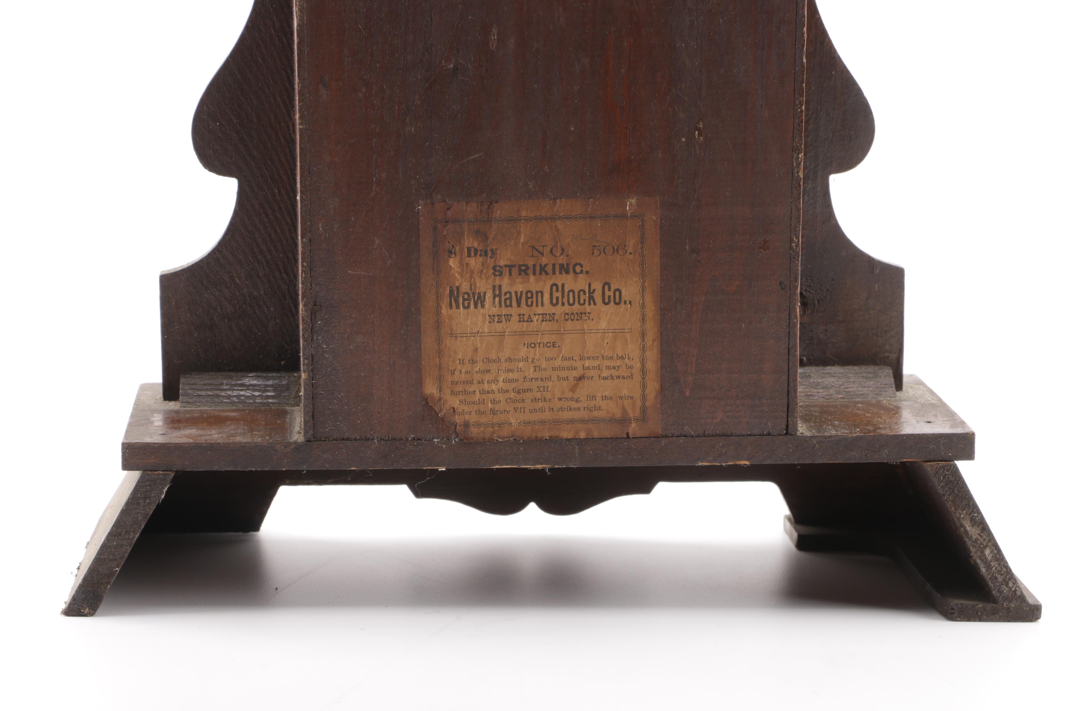 New Haven No. 506 Gingerbread Kitchen Clock, Late 19th Century