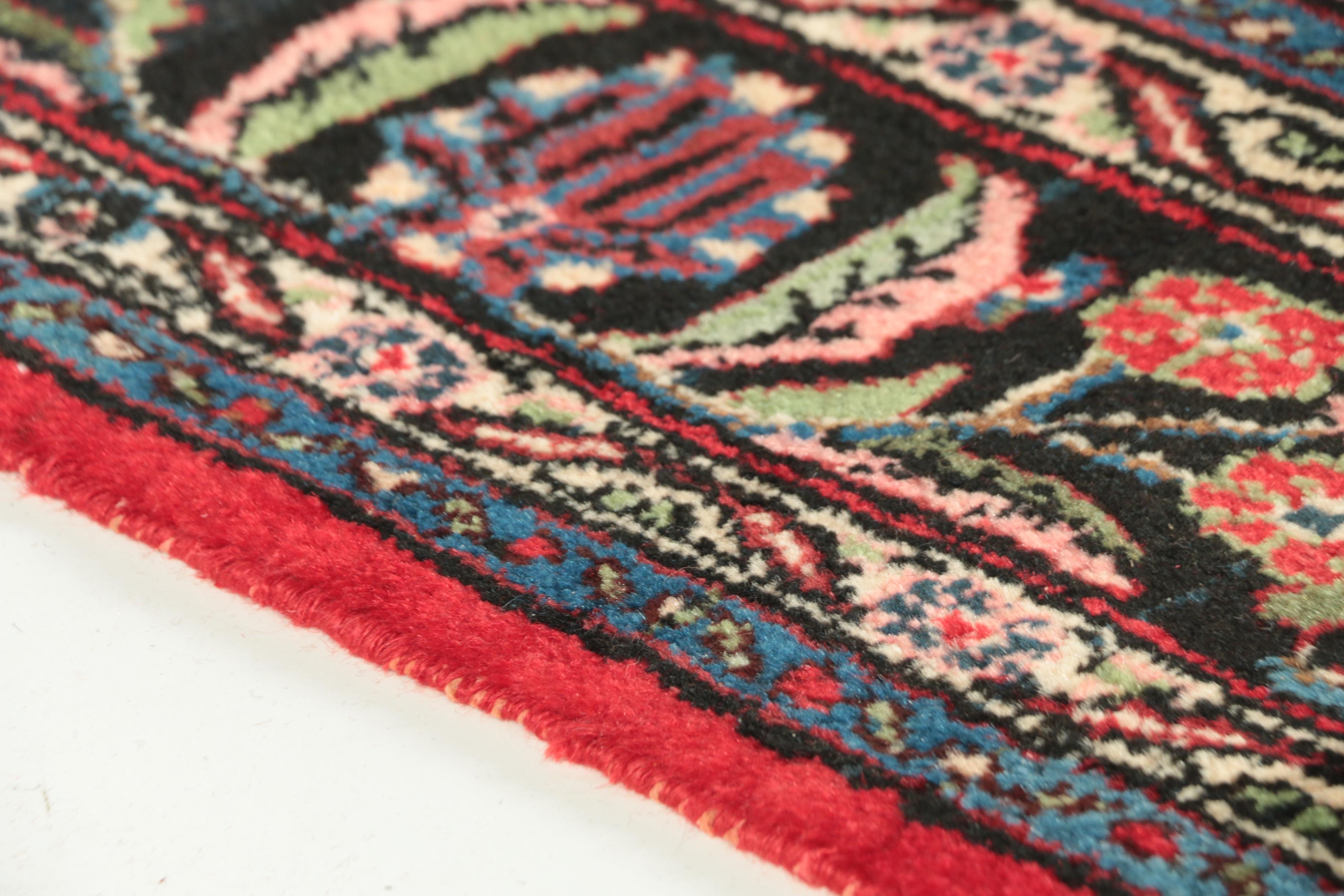 Semi-Antique Hand-Knotted Persian Malayer Room Sized Rug