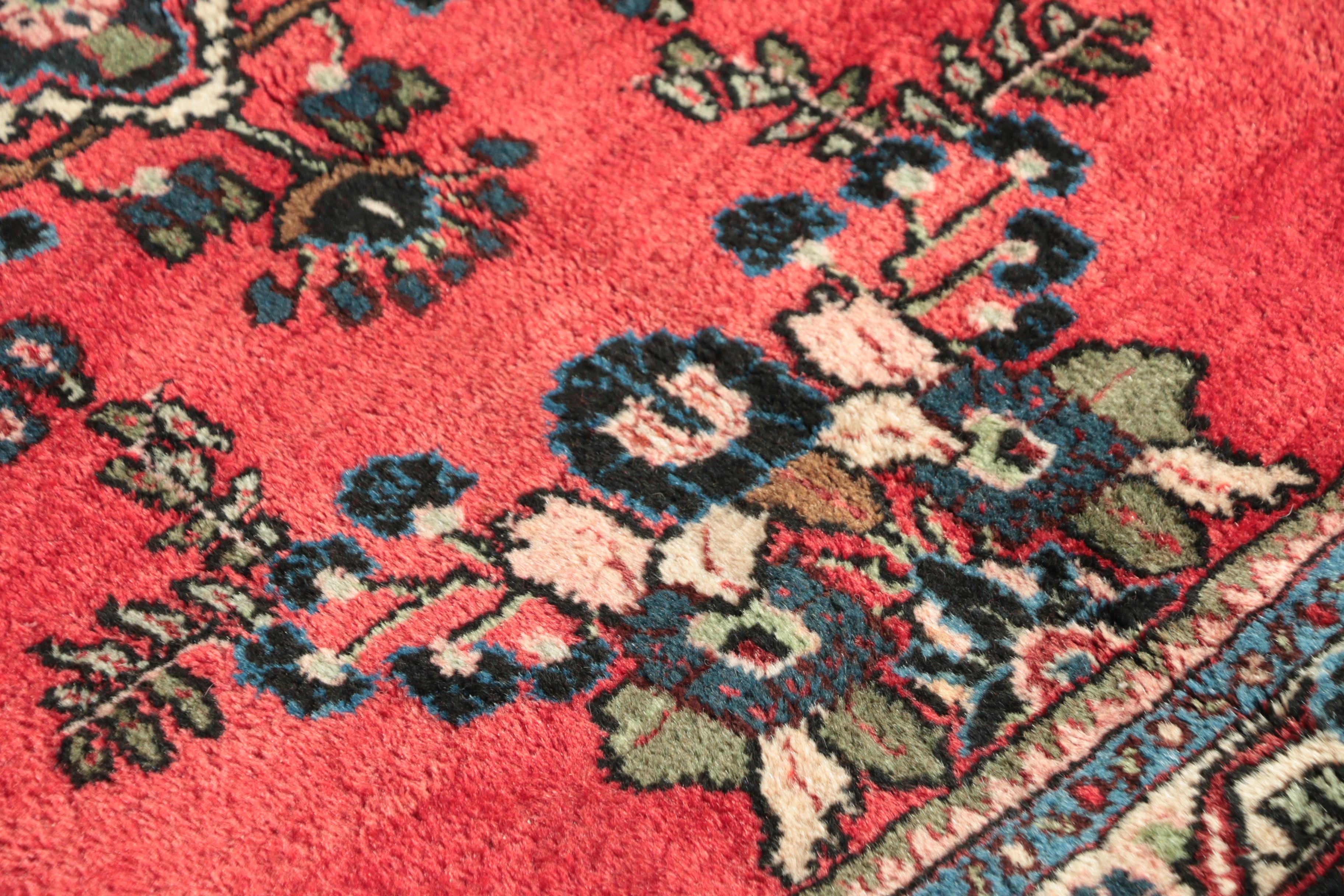Semi-Antique Hand-Knotted Persian Malayer Room Sized Rug