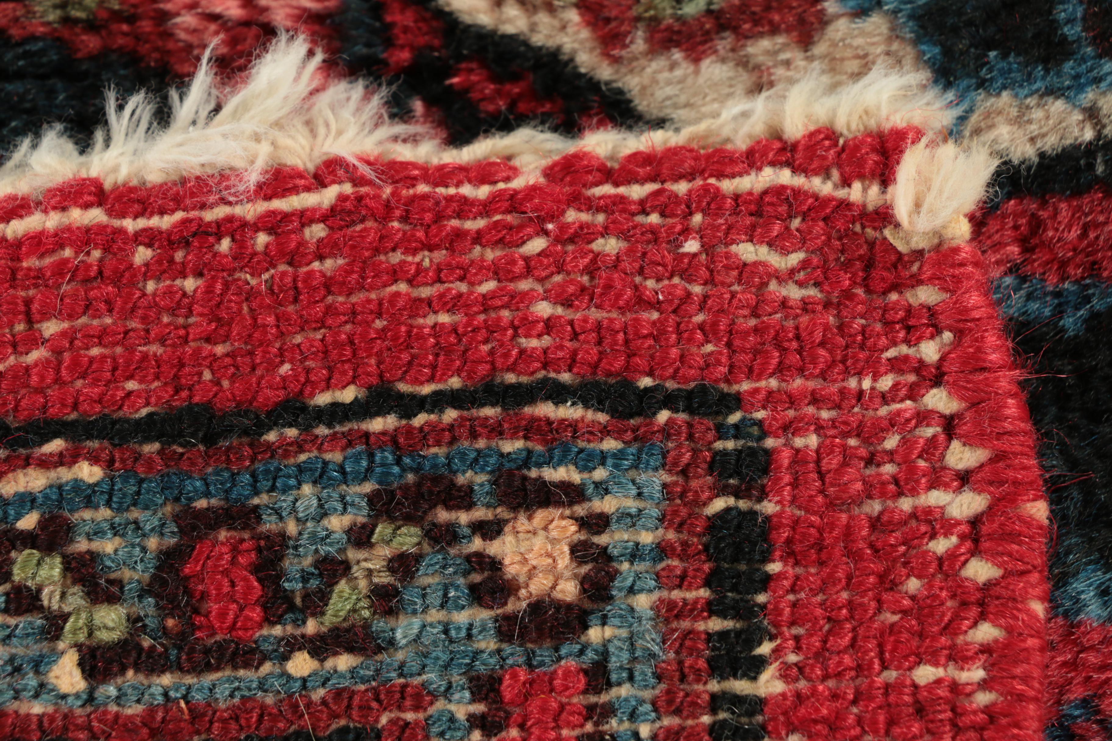 Semi-Antique Hand-Knotted Persian Malayer Room Sized Rug