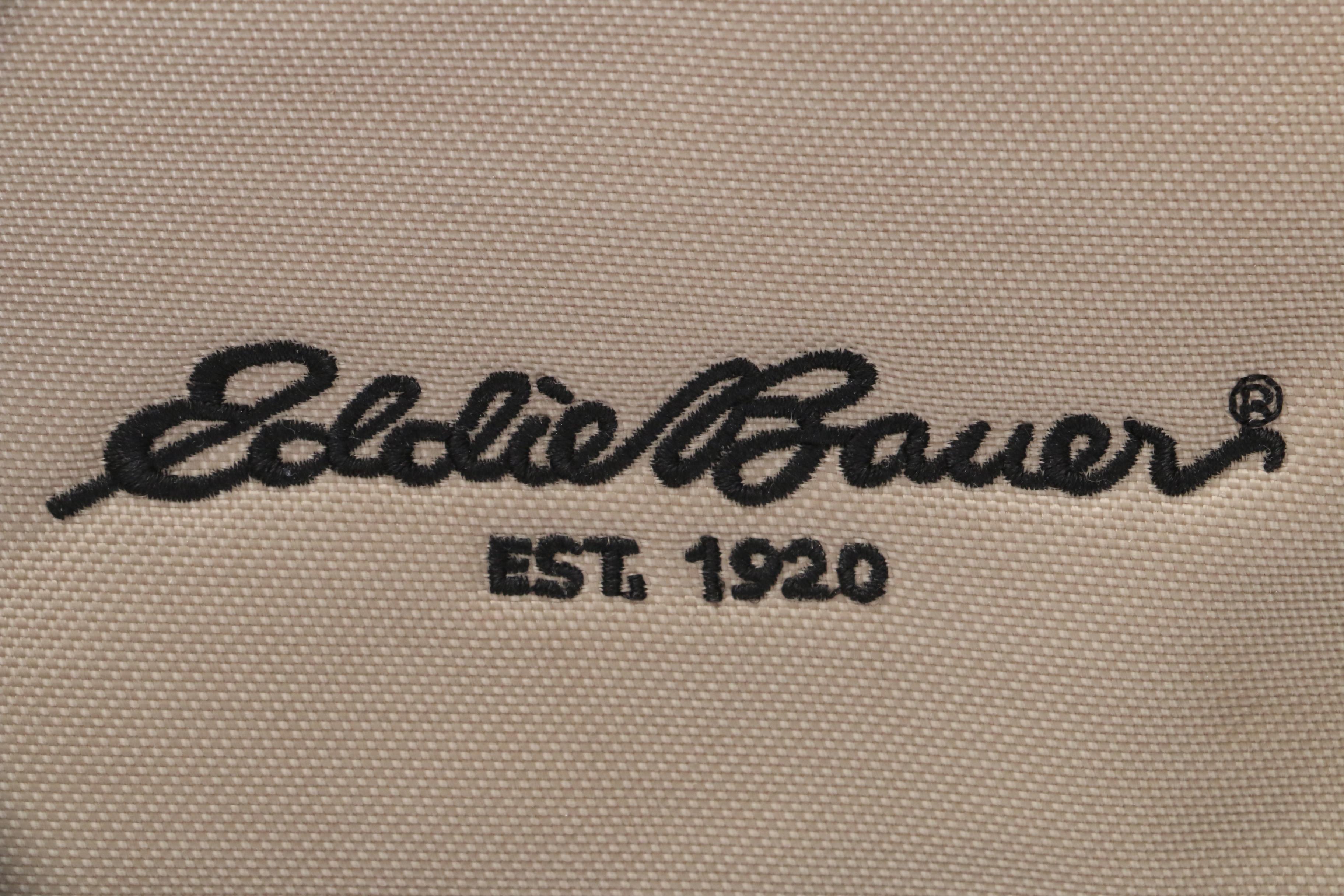 Wicker Picnic Hamper with Eddie Bauer Long Head Croquet Set in Storage Bag