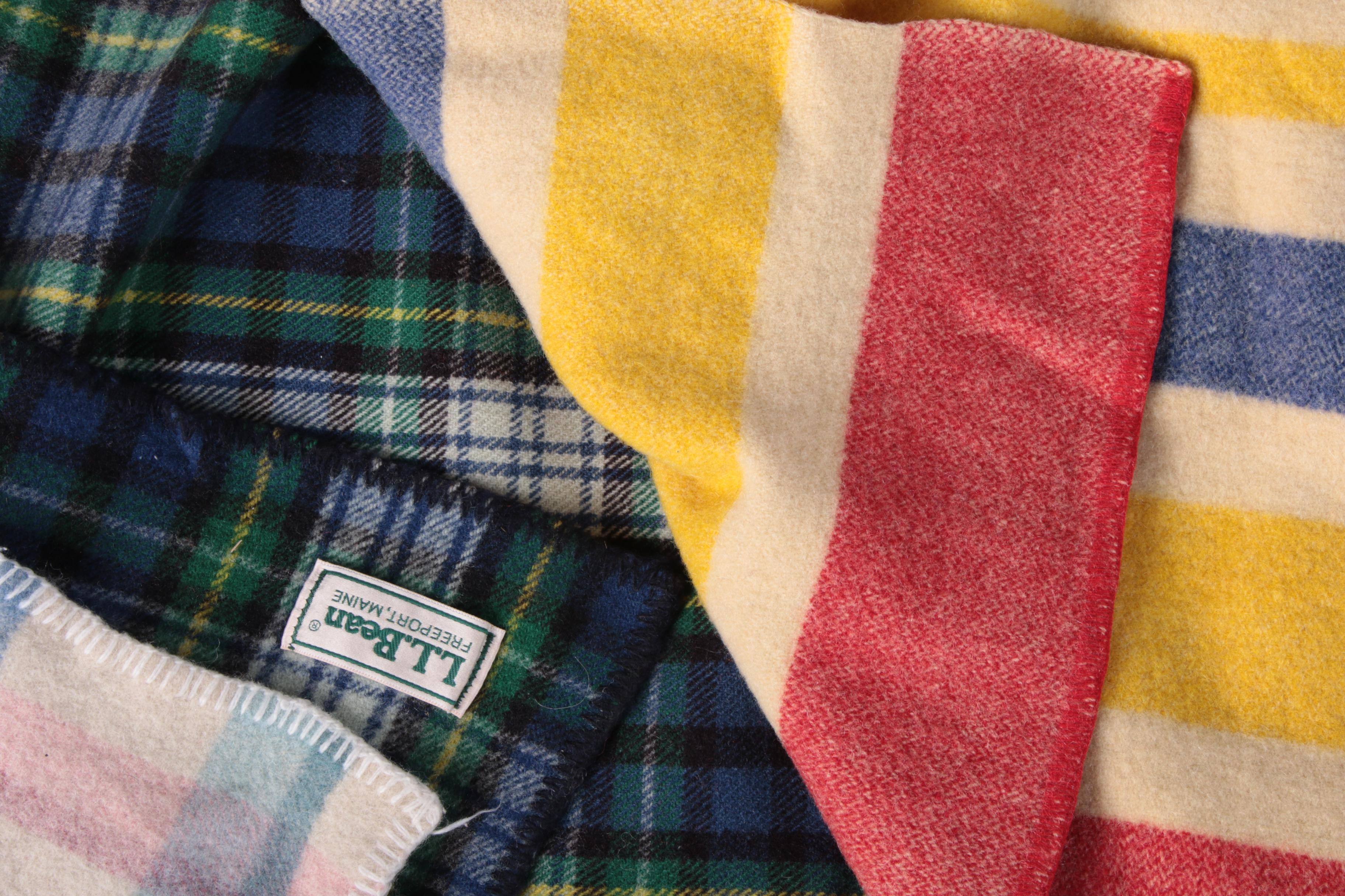 Wool Blankets Featuring Faribo and L.L. Bean