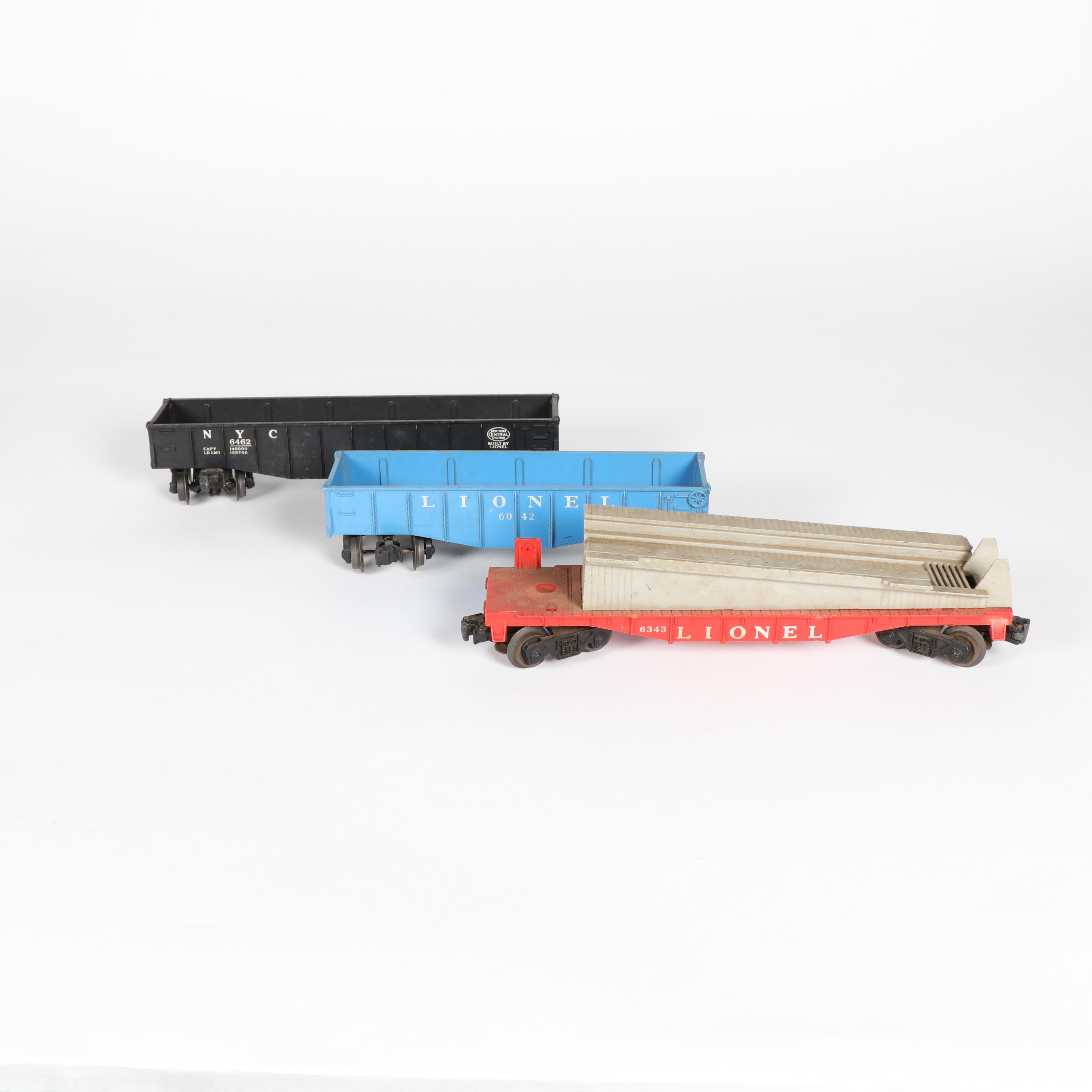 Lionel Train Cars and Accessories including Hudson Type Locomotive