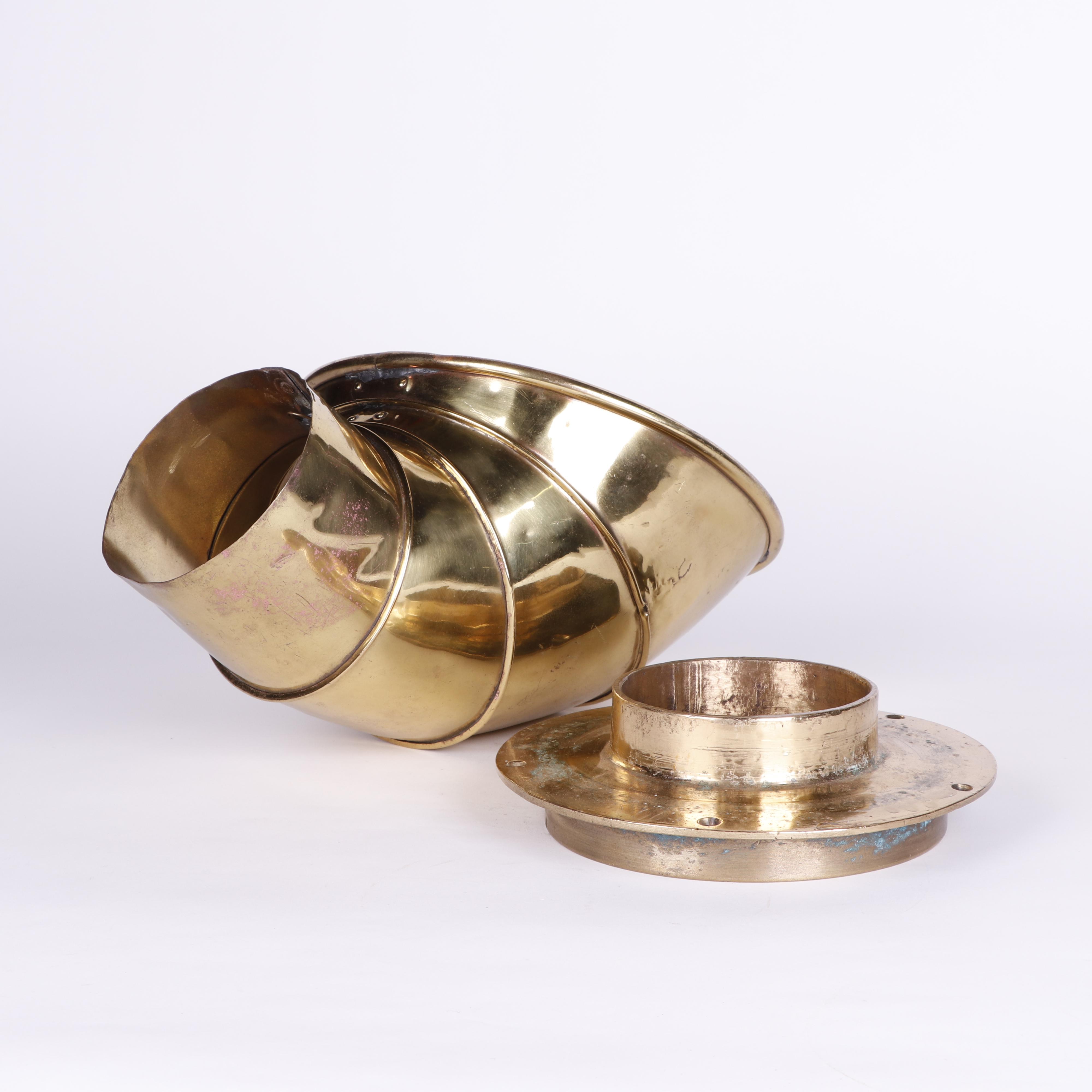 Maritime Brass Cowl Vent