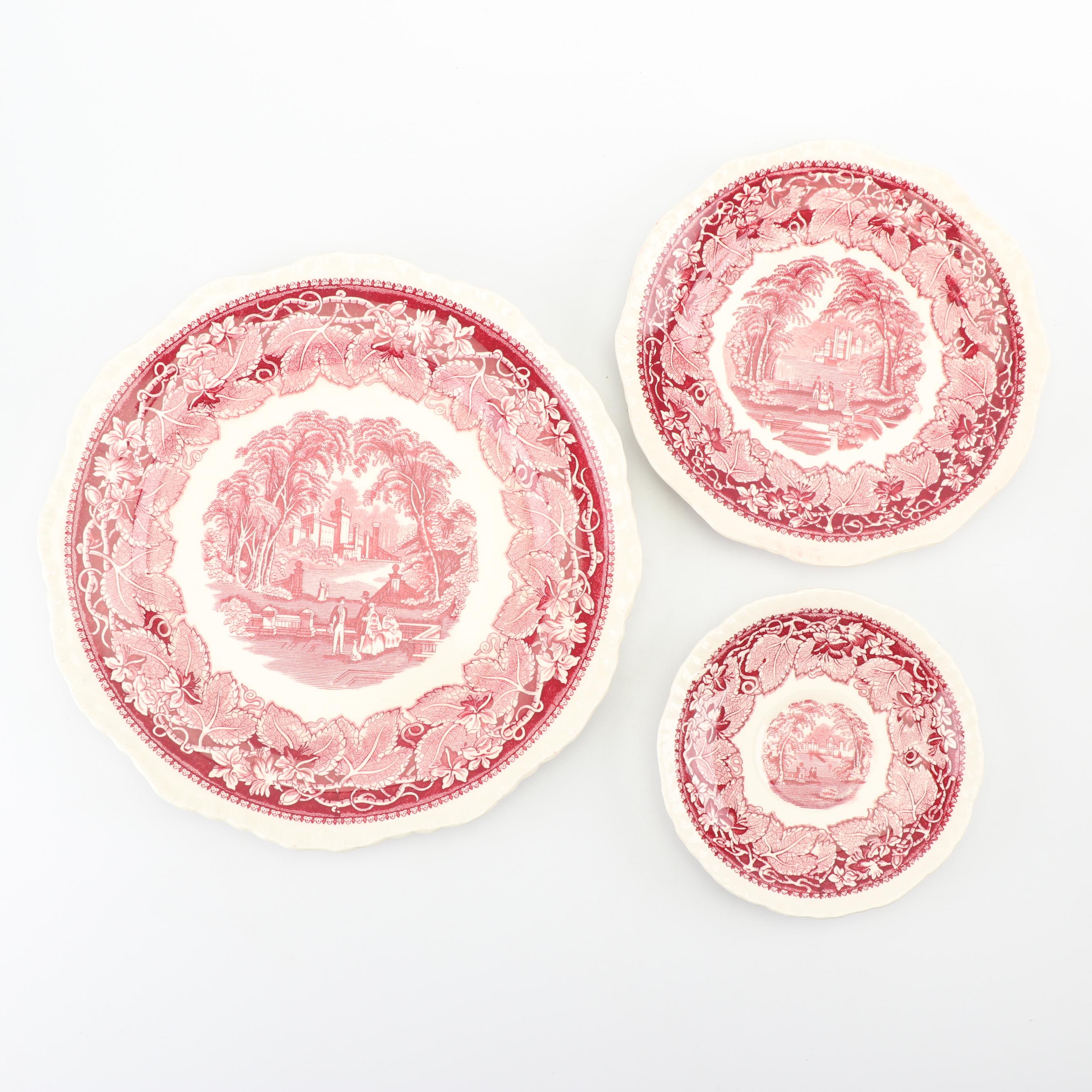 Mason's "Vista" Transfer Printed Ironstone Tableware