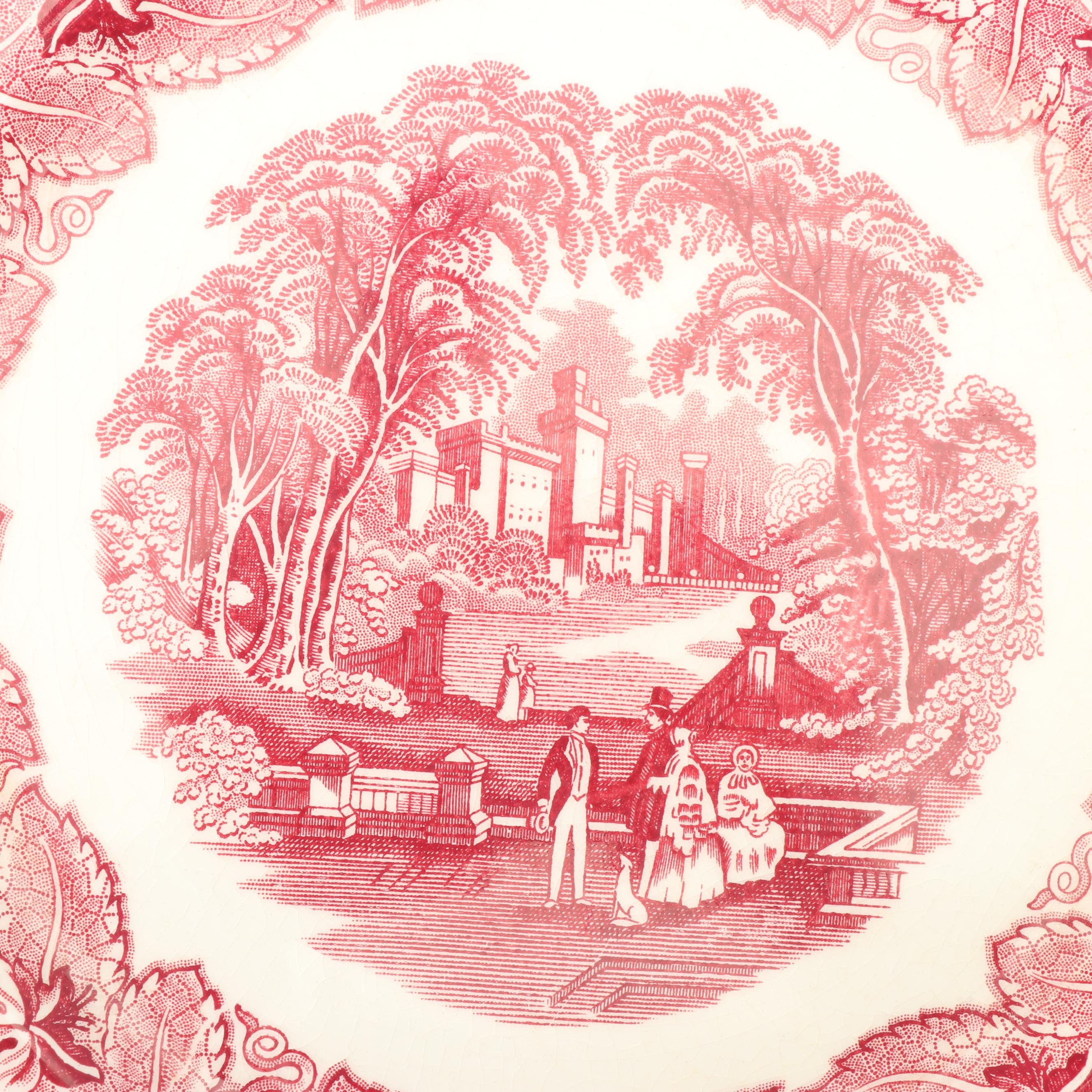 Mason's "Vista" Transfer Printed Ironstone Tableware