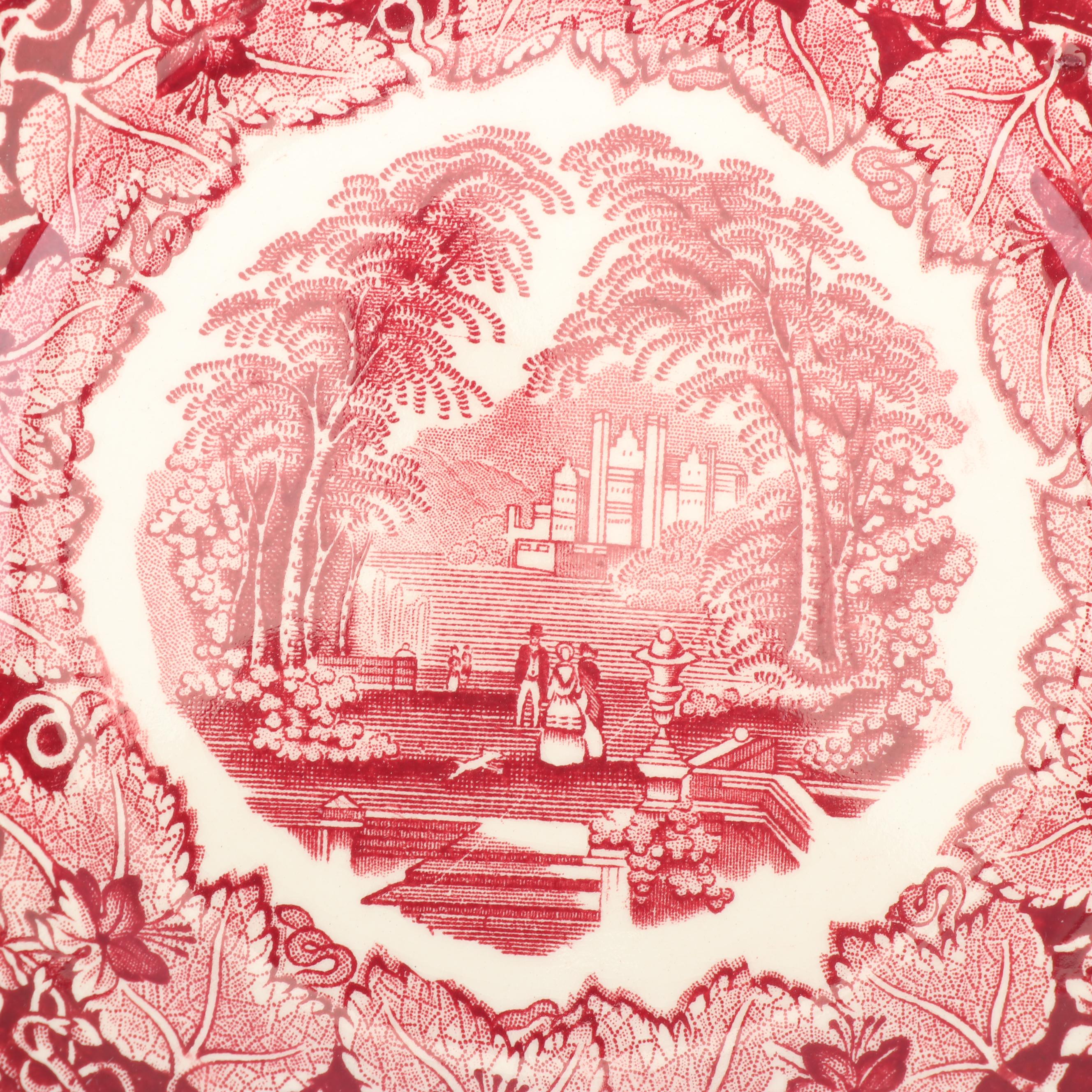 Mason's "Vista" Transfer Printed Ironstone Tableware