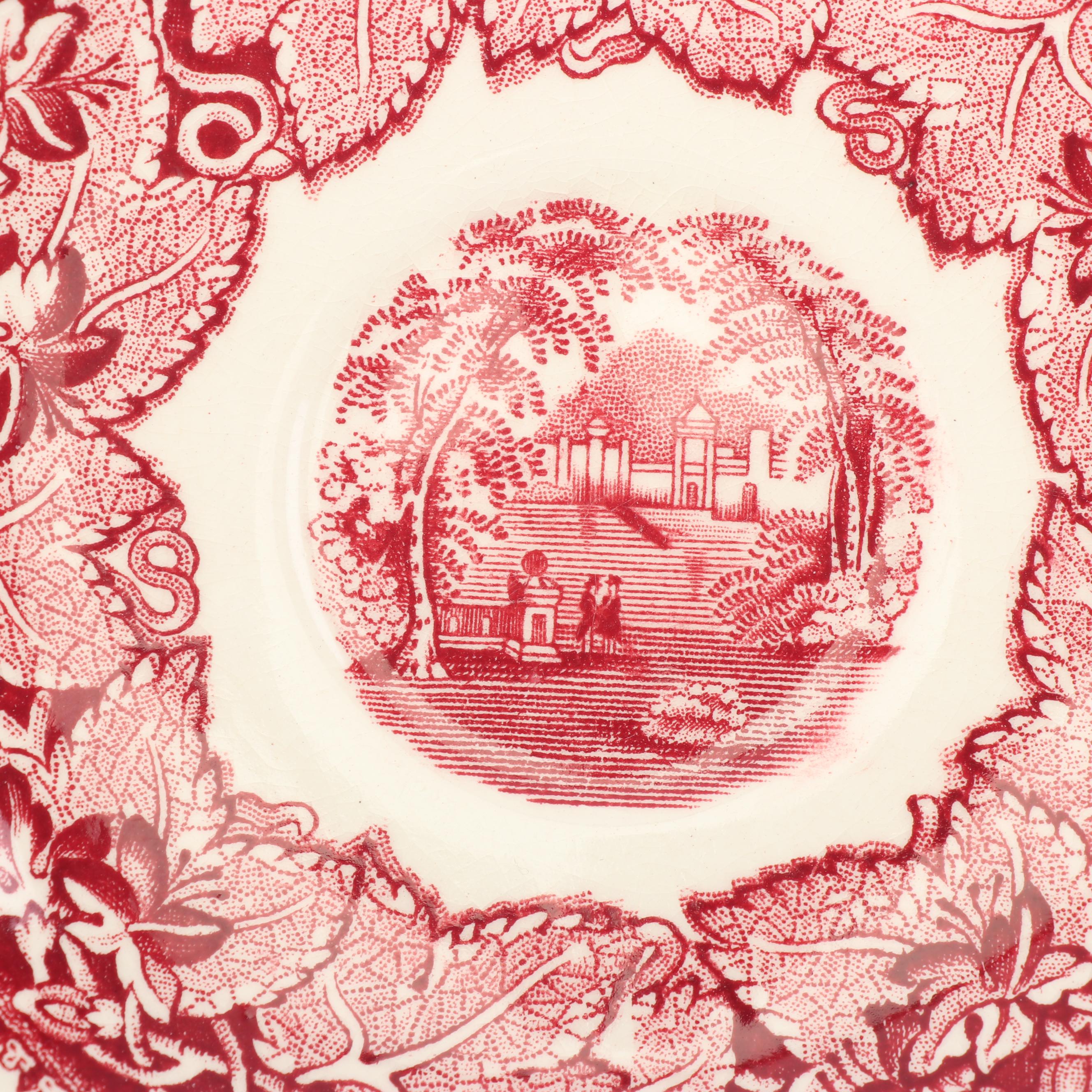 Mason's "Vista" Transfer Printed Ironstone Tableware