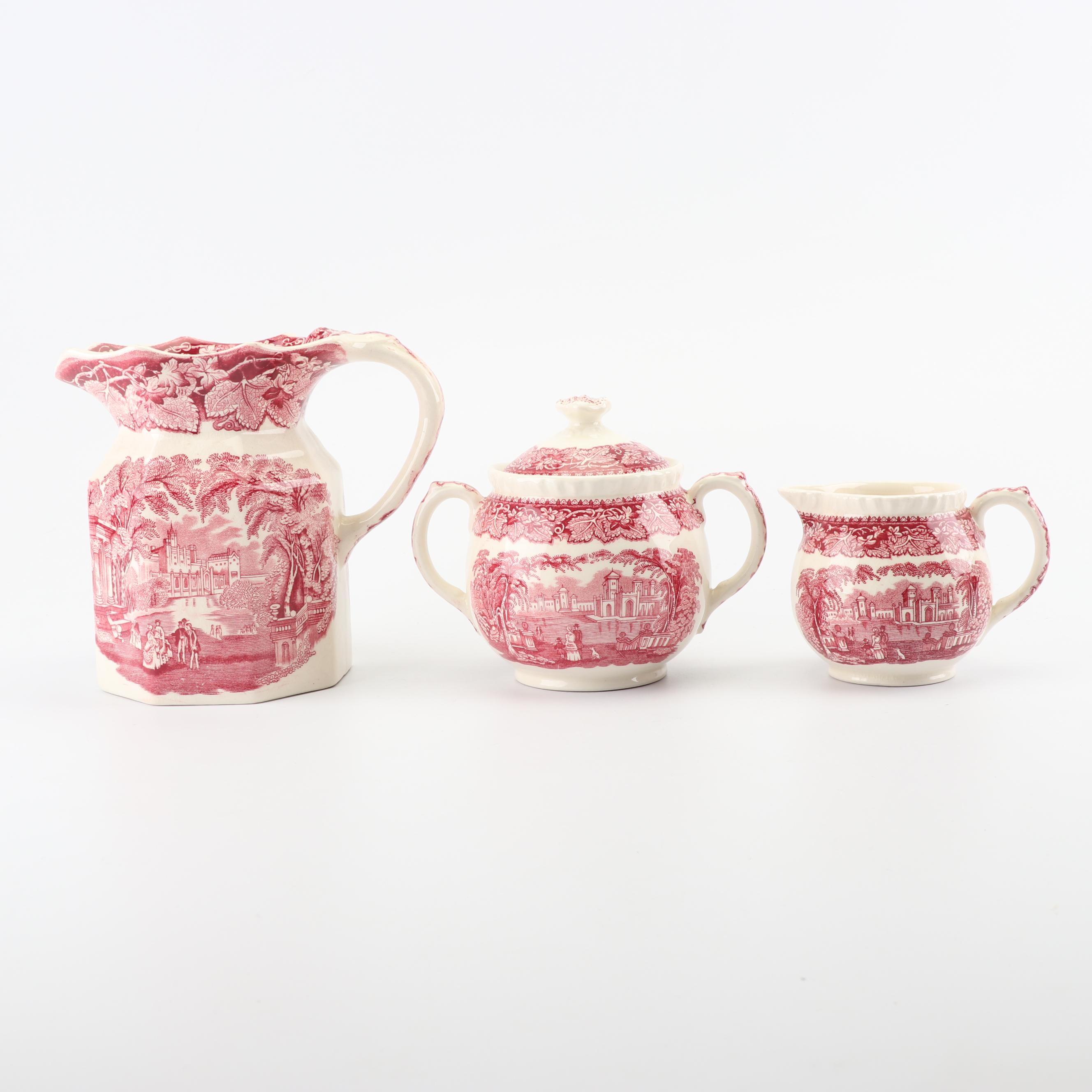 Mason's "Vista" Transfer Printed Ironstone Tableware