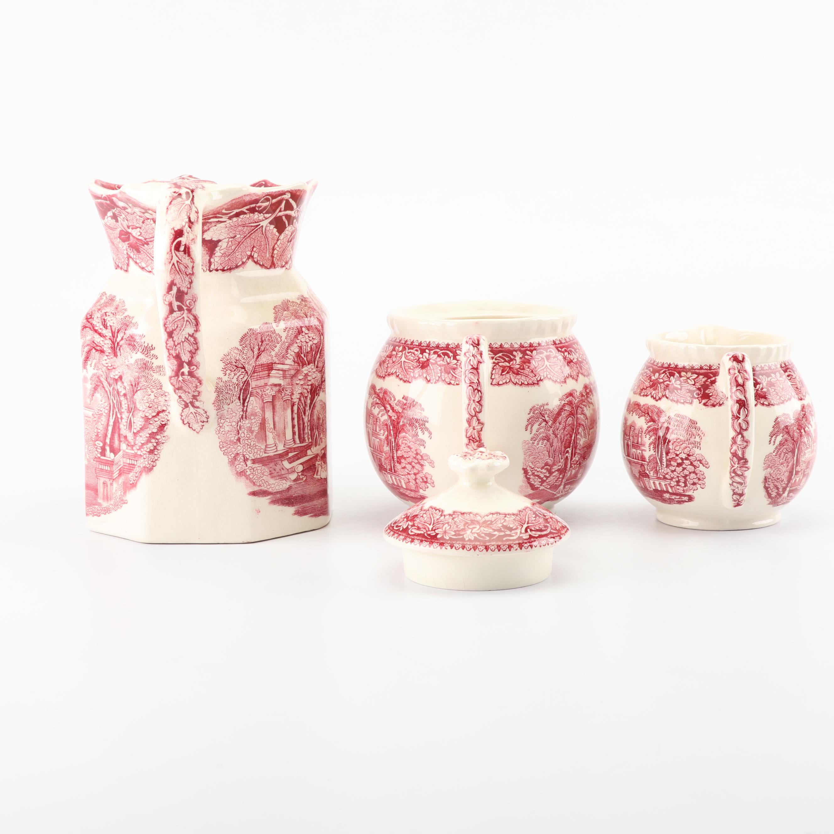 Mason's "Vista" Transfer Printed Ironstone Tableware