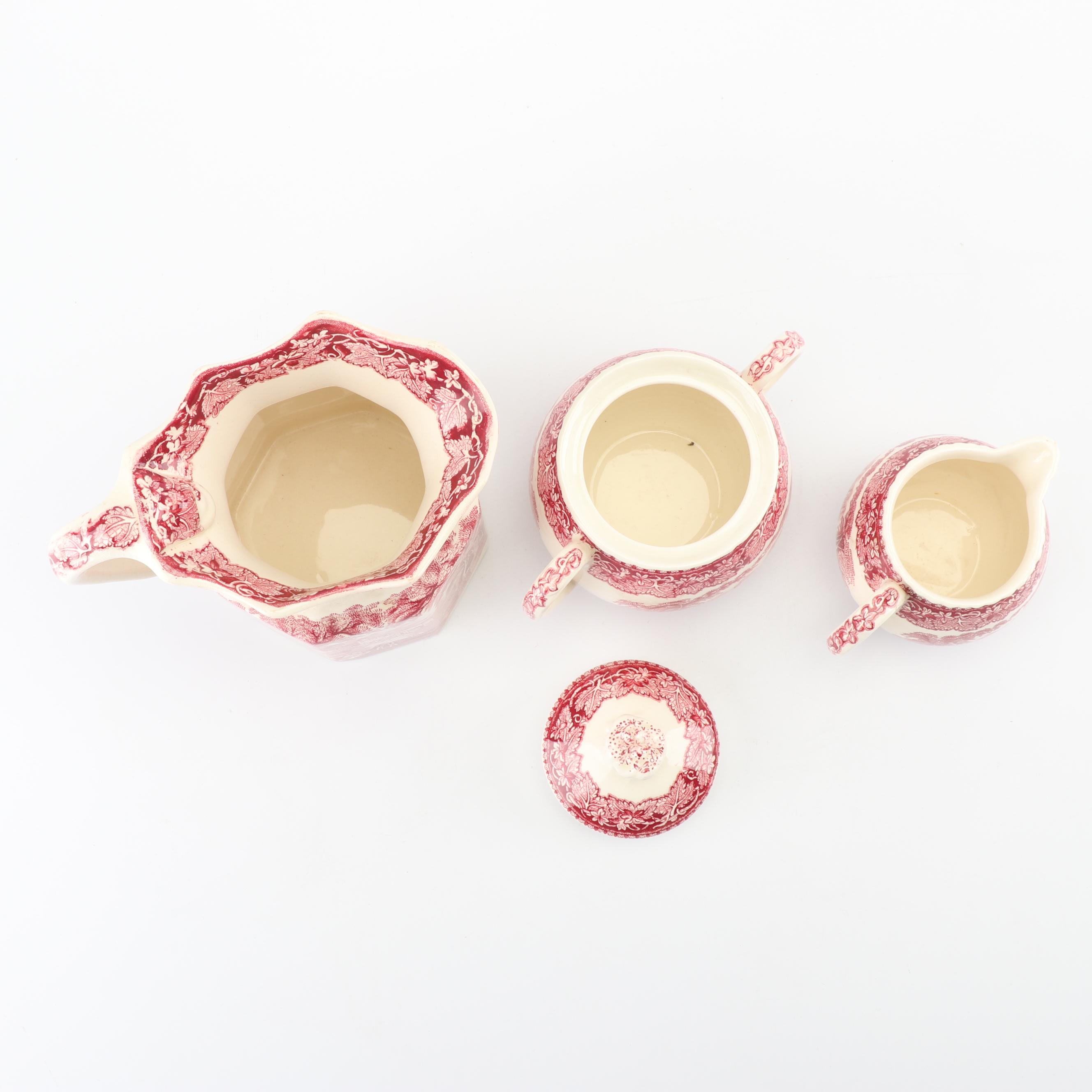 Mason's "Vista" Transfer Printed Ironstone Tableware