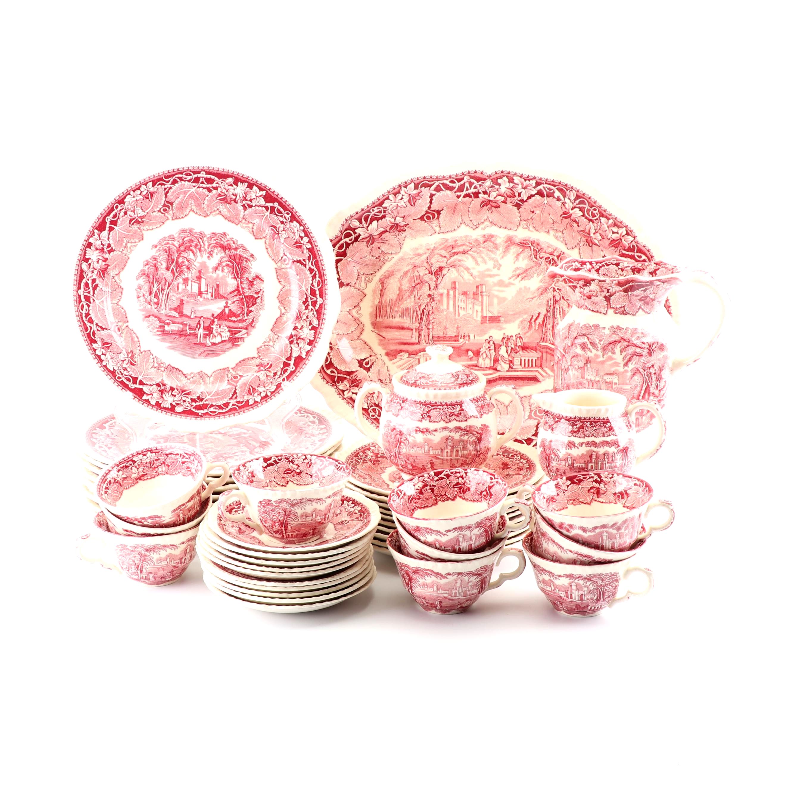 Mason's "Vista" Transfer Printed Ironstone Tableware