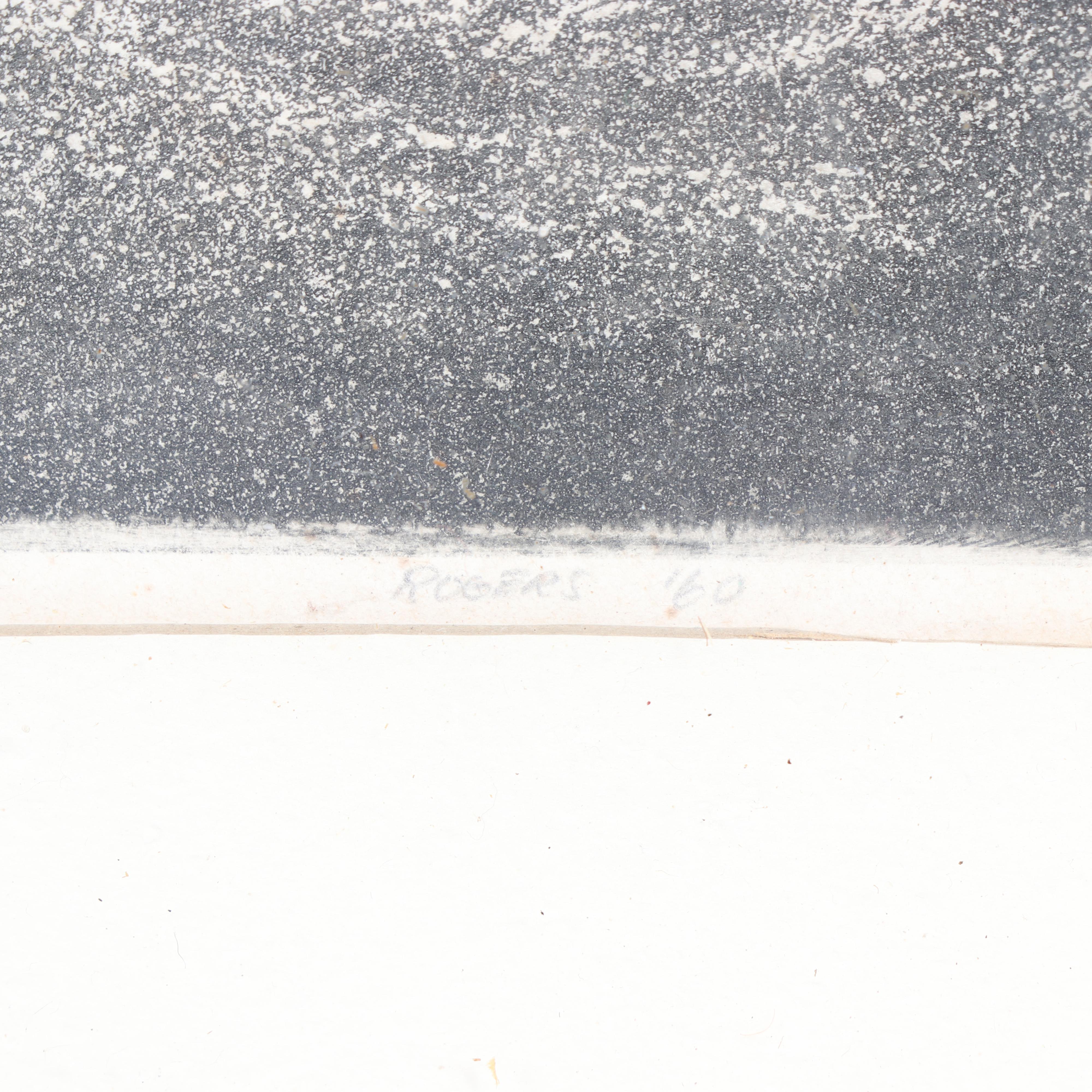 Rogers Lithograph of Female Nude