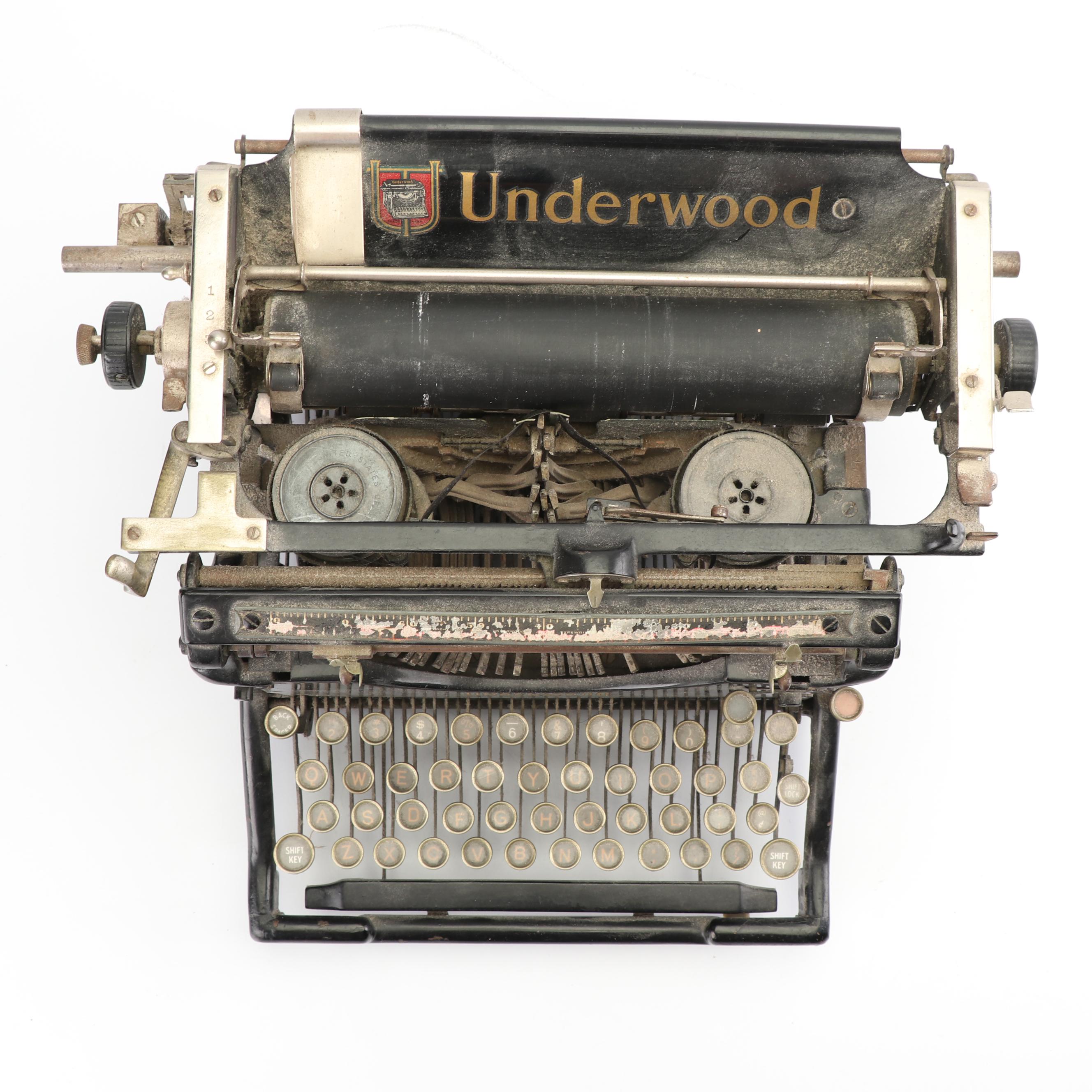 Early 20th Century Underwood No. 5 Typewriter